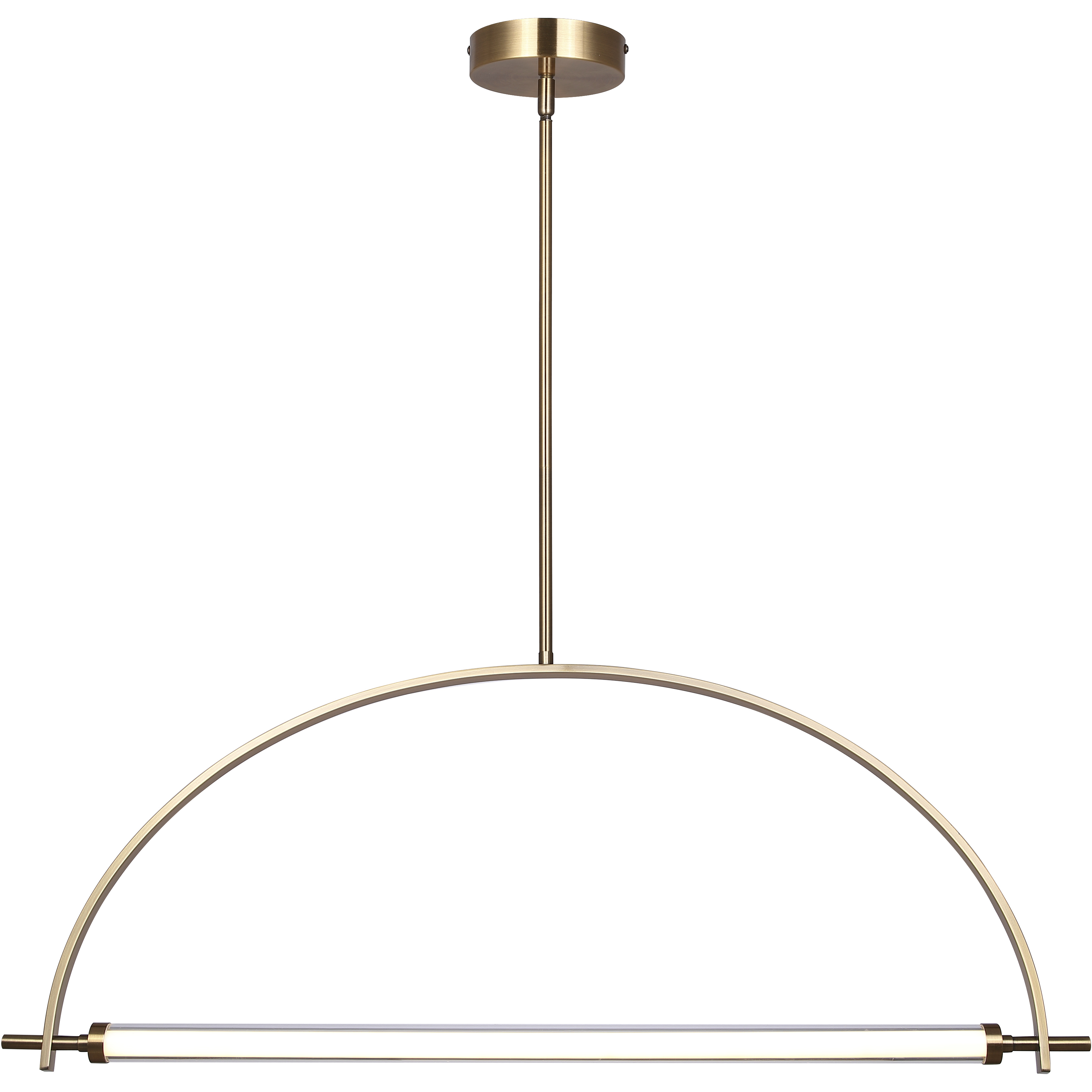 Keaton LED 33.5 inch Gold Chandelier Ceiling Light