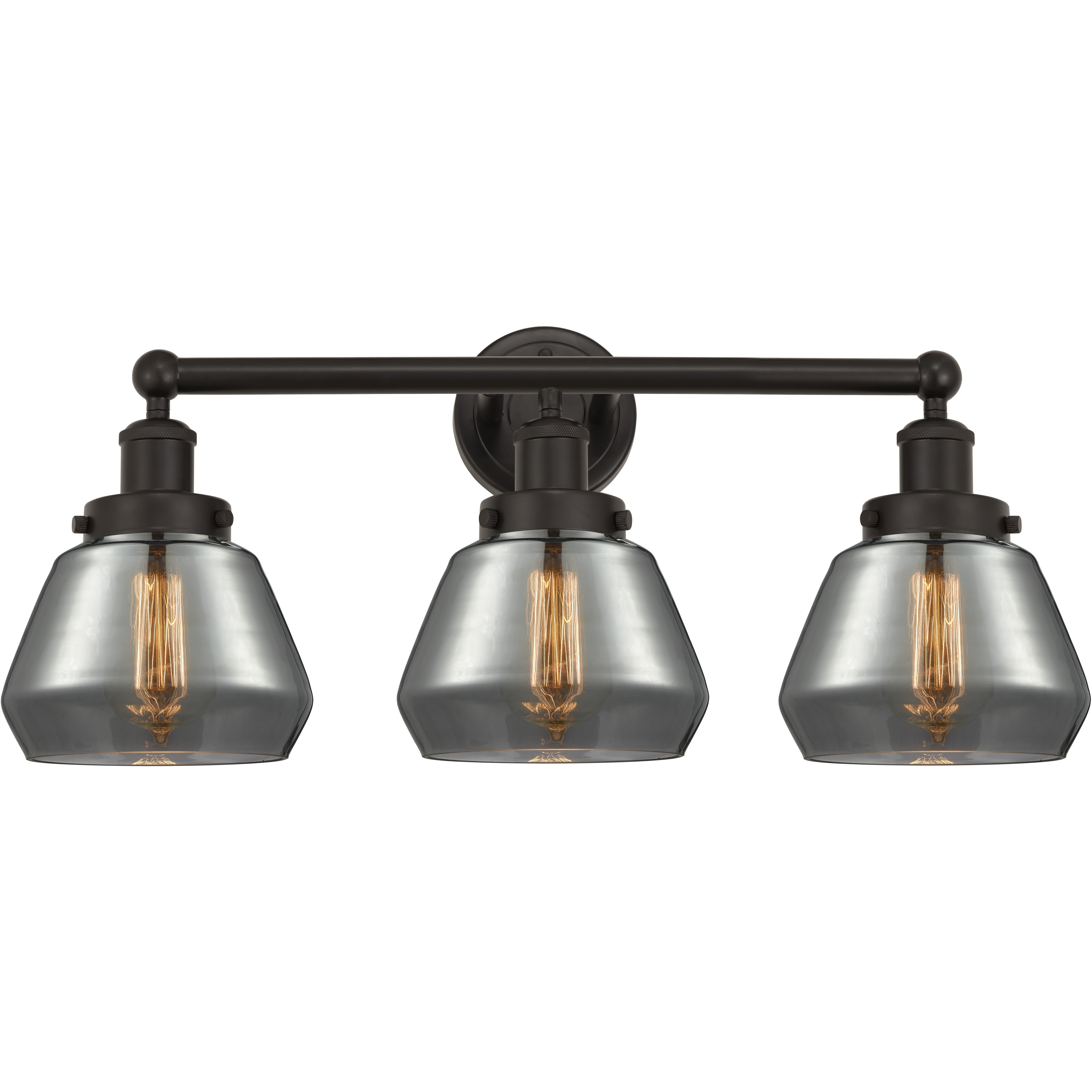 Fulton 3 Light 24.5 inch Oil Rubbed Bronze Bath Vanity Light Wall Light