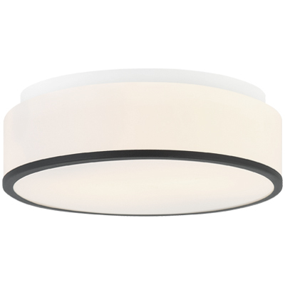 Echo LED 11.25 inch Matte Black Flush Mount Ceiling Light
