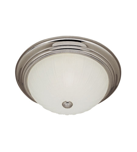 Breakwater 2 Light 11 inch Brushed Nickel Flushmount Ceiling Light