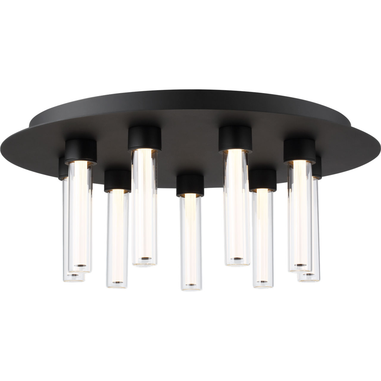 Sean Lavin Kola LED 22 inch Nightshade Black Flush Mount Ceiling Light in LED 90 CRI 2700K 120V, Integrated LED