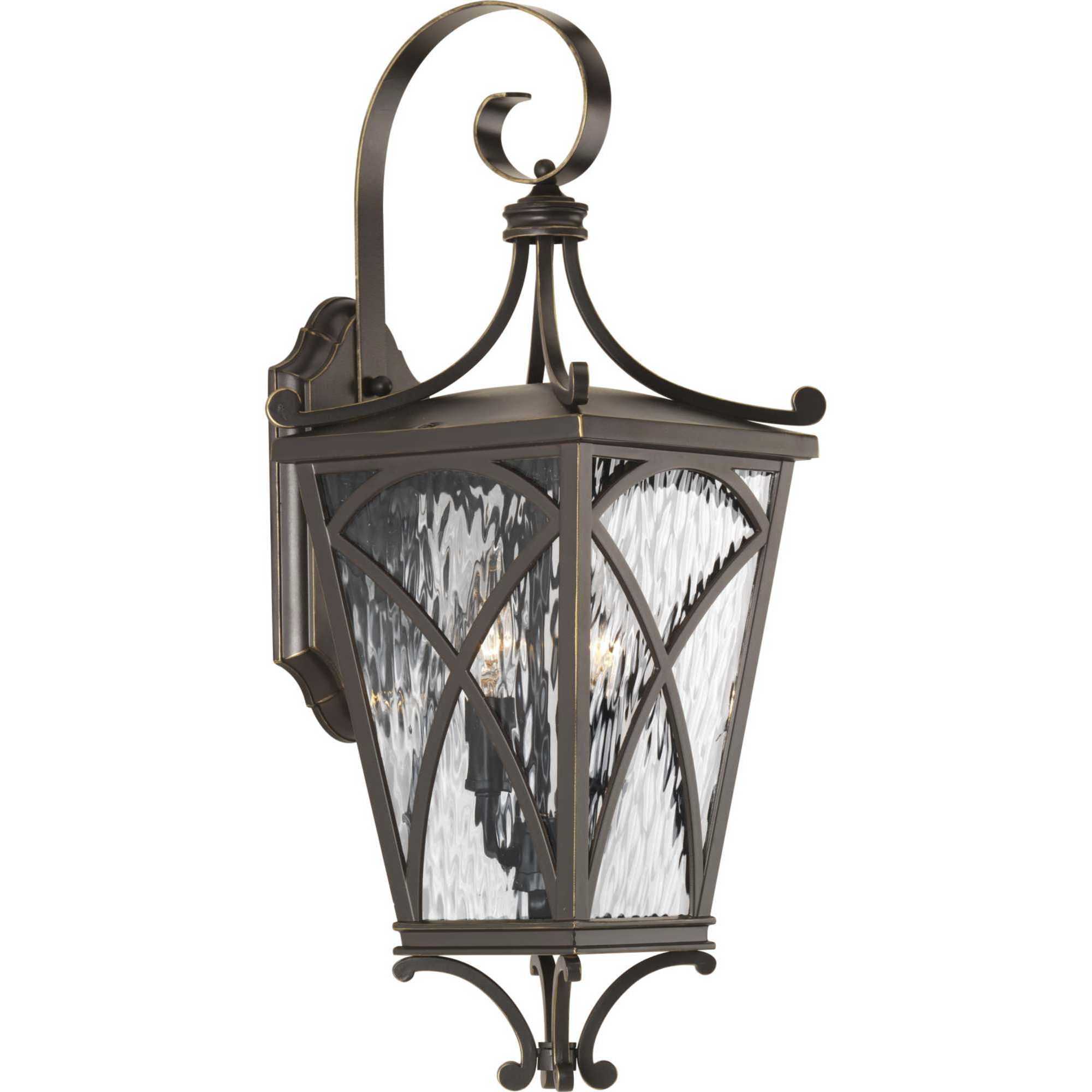 Madison 2 Light 21 inch Oil Rubbed Bronze Outdoor Wall Lantern, Medium, Design Series