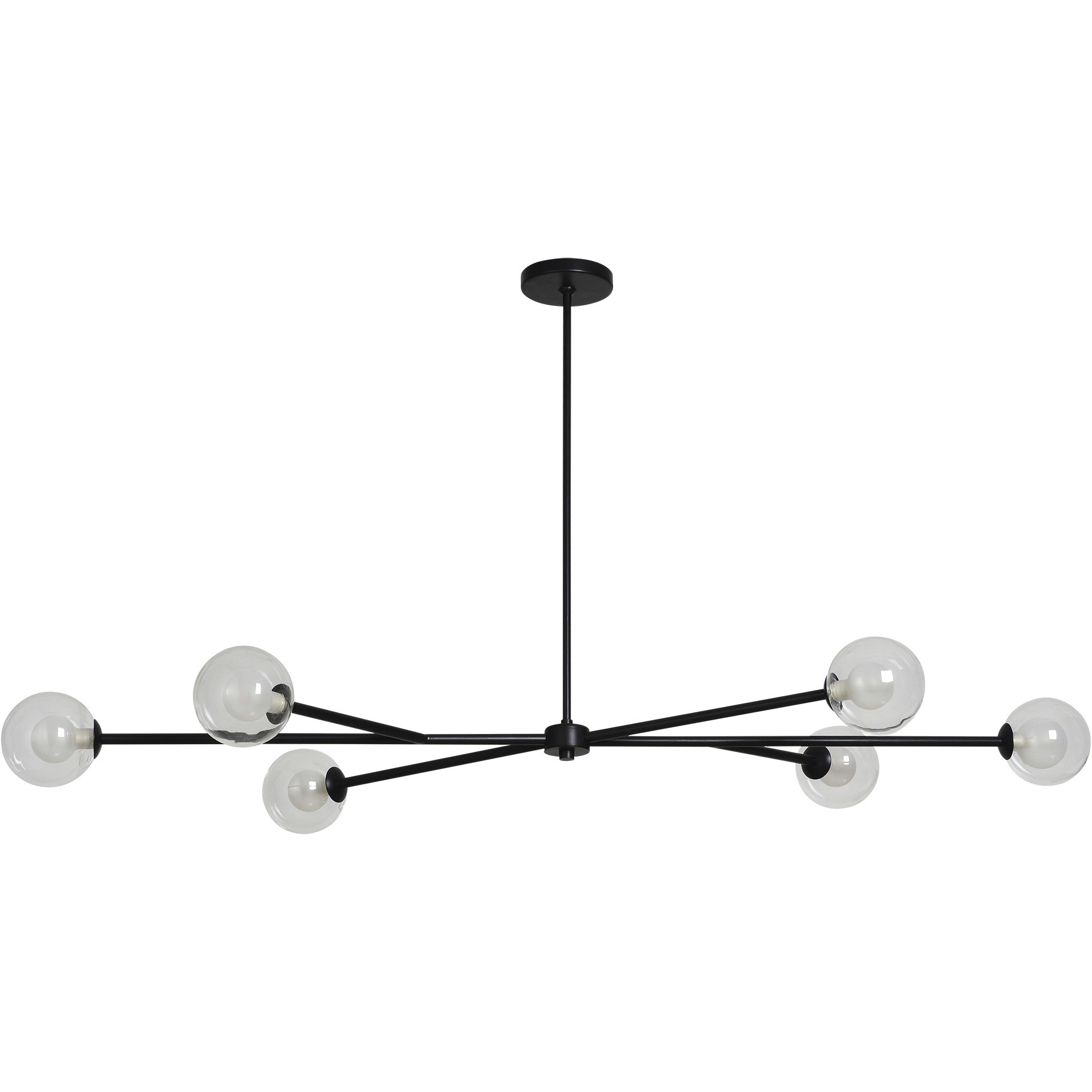 Endah LED 26.75 inch Matte Black Pendant Ceiling Light