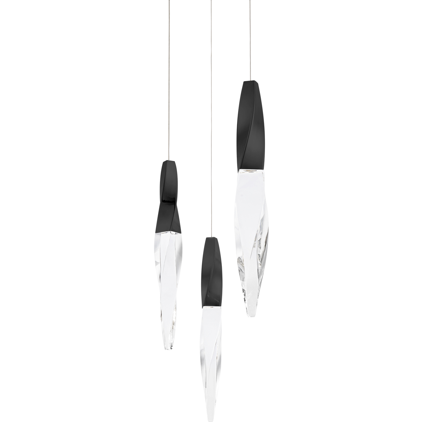 Kindjal 21 Light LED 3000K/3500K/4000K 120V-277V Multi-Light Pendant in Aged Brass main image 0