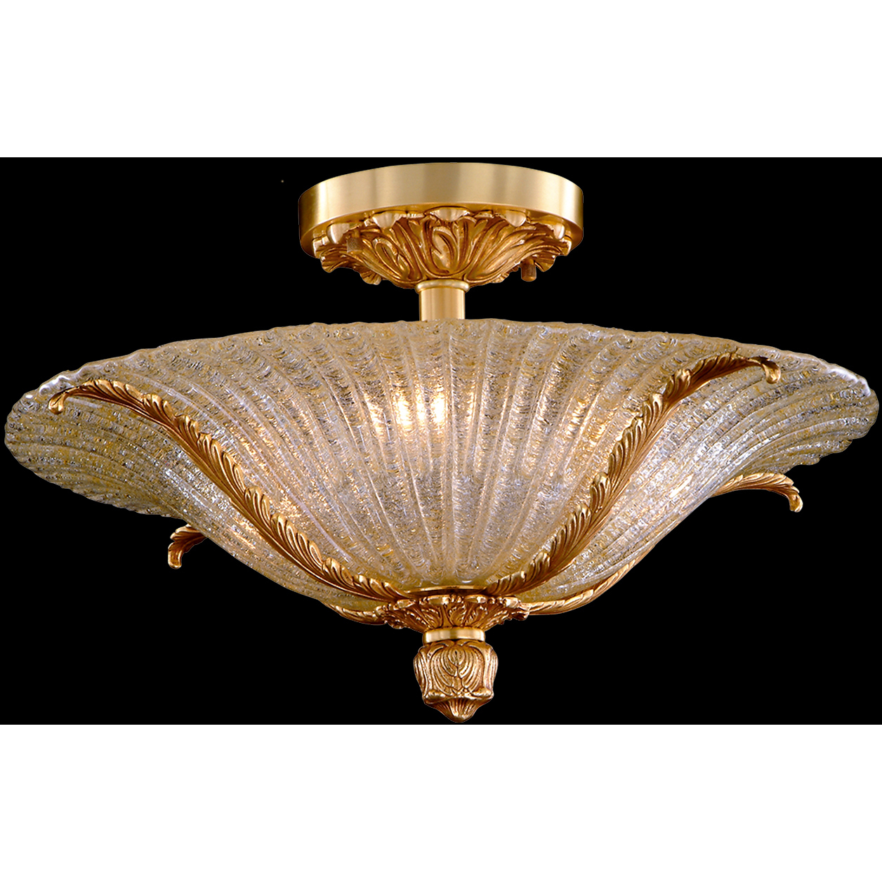 Mariner Luxury LED 23.62 inch French Gold Flush Mount Ceiling Light