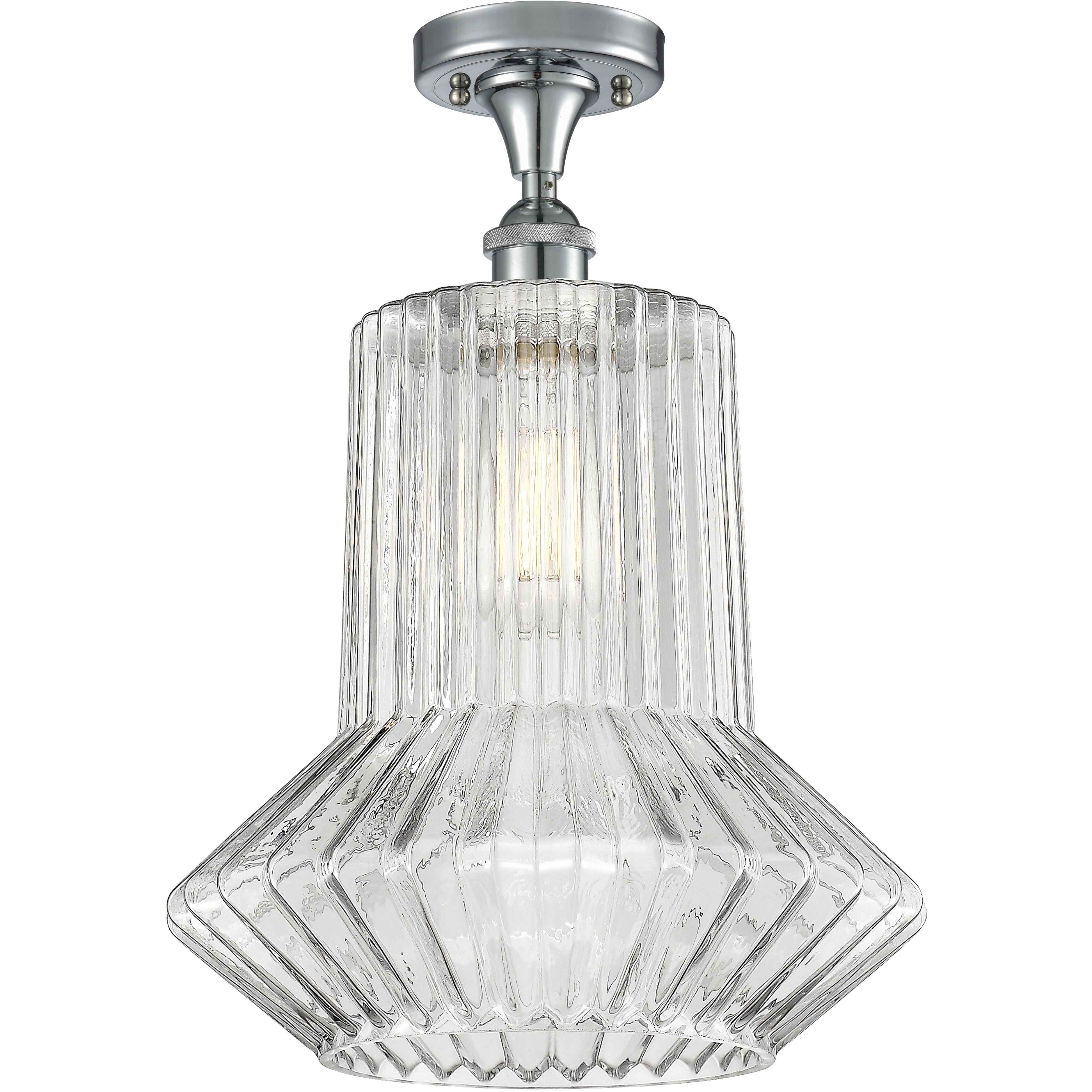 Edison Springwater 1 Light 12 inch Brushed Satin Nickel Flush Mount Ceiling Light