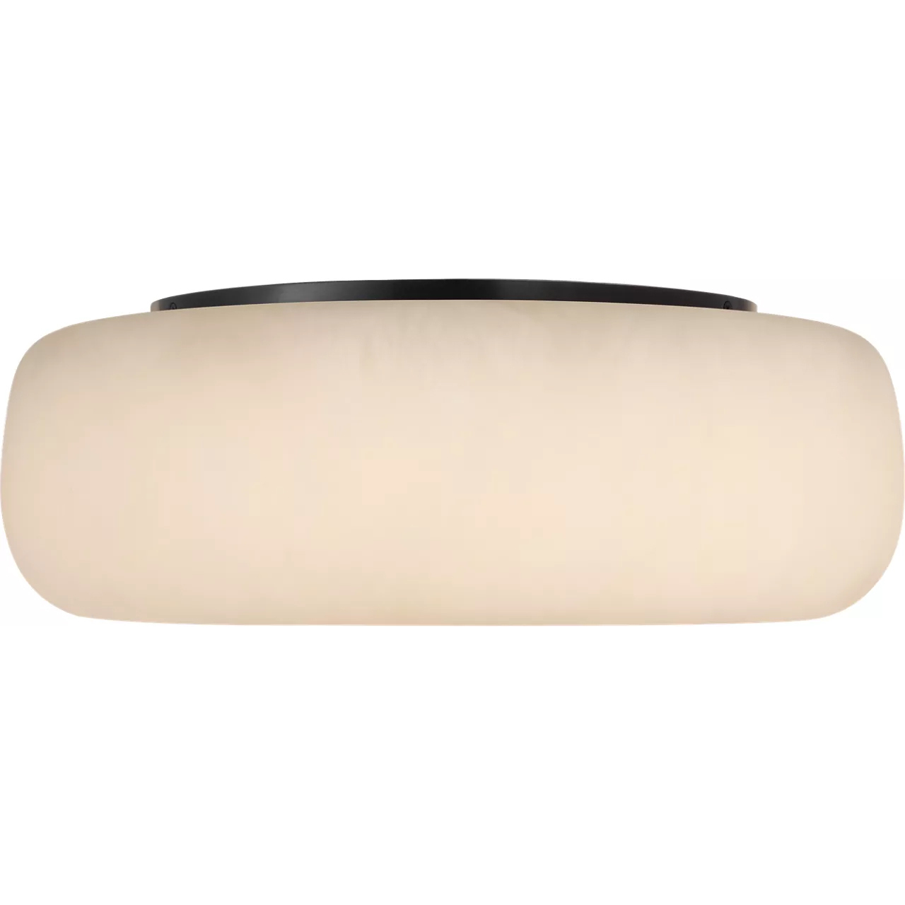 Kelly Wearstler Formosa LED 17 inch Alabaster and Bronze Flush Mount Ceiling Light