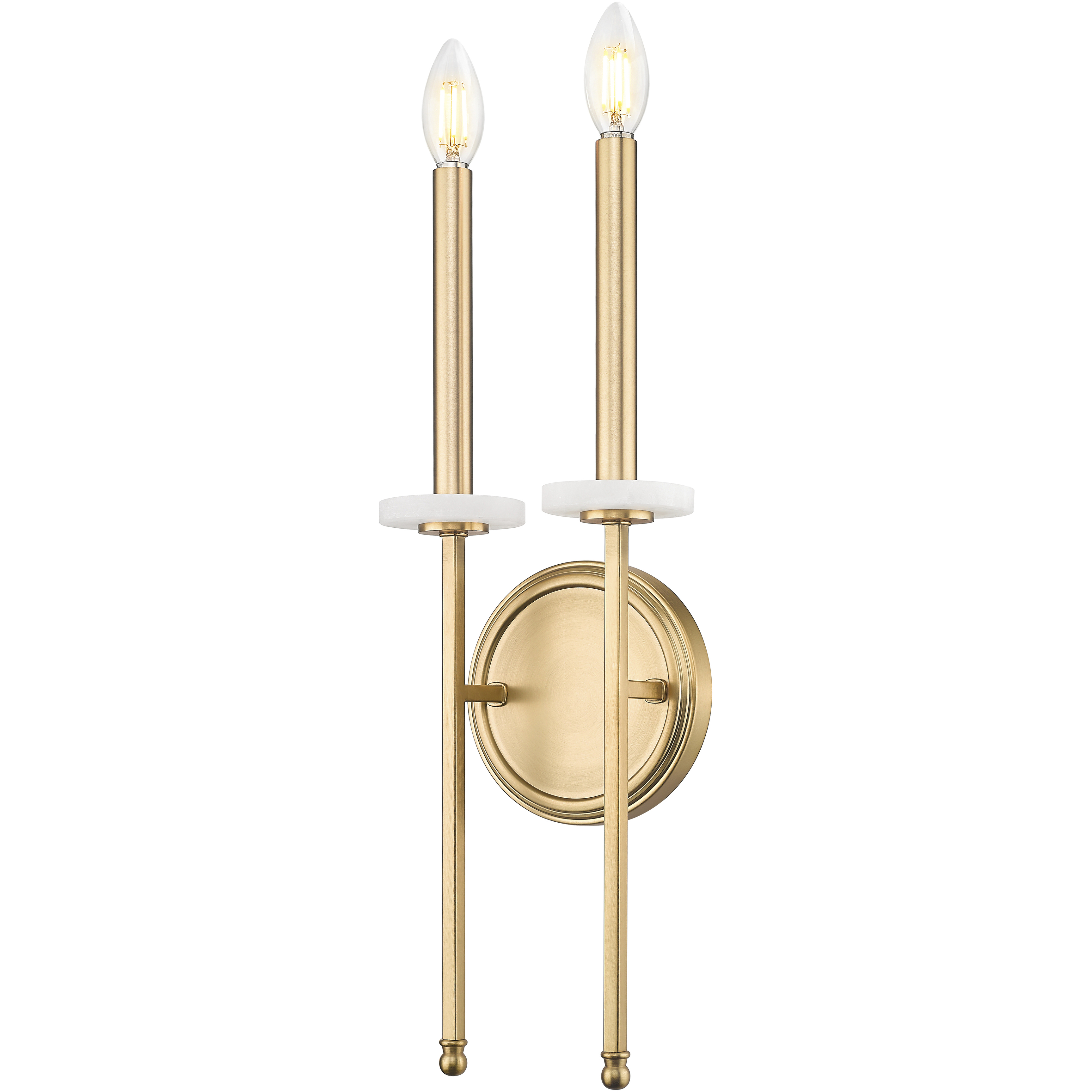 Gaultier 2 Light 7.5 inch Modern Gold Wall Sconce Wall Light
