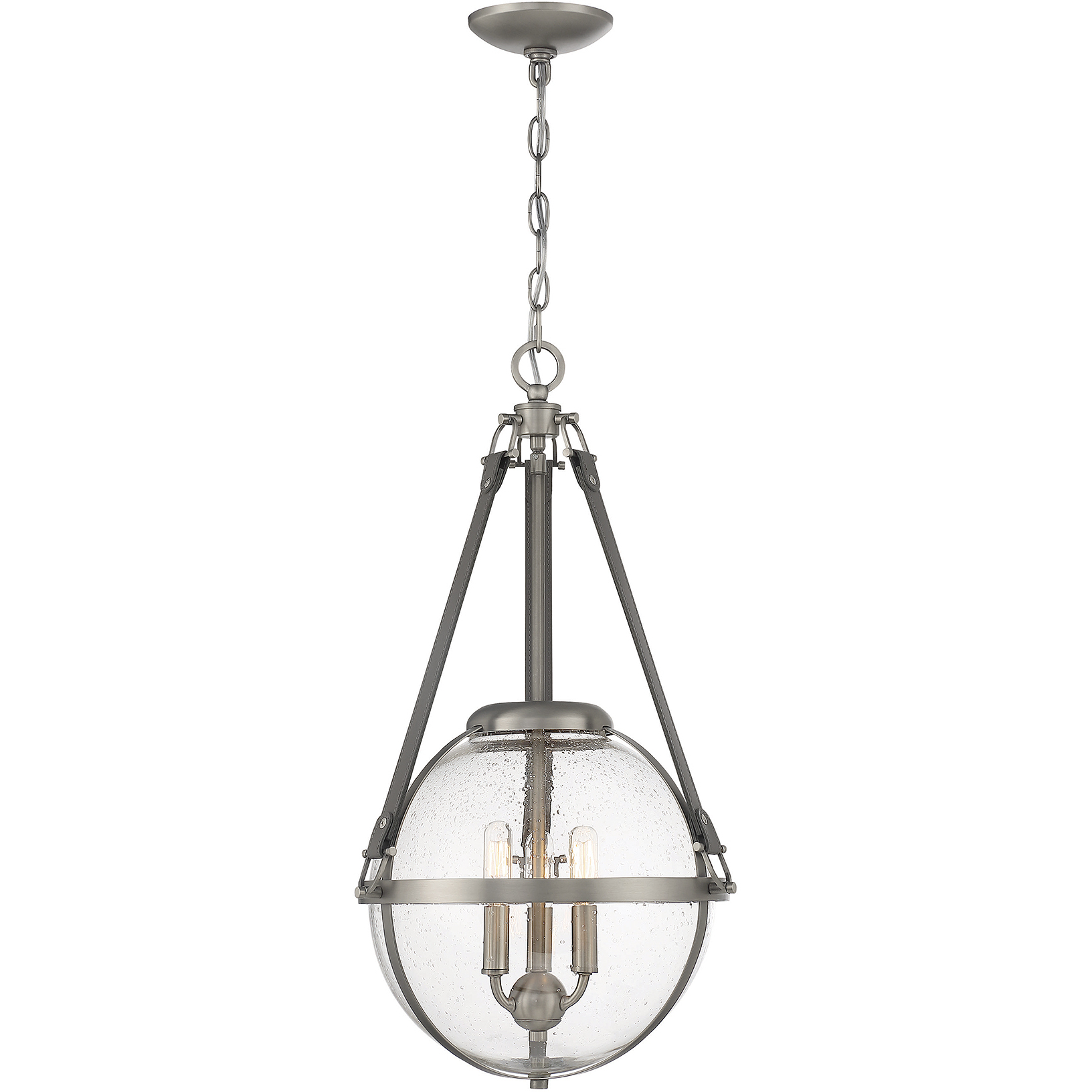 Bozeman 3 Light 14 inch Antique Nickel Pendant Ceiling Light