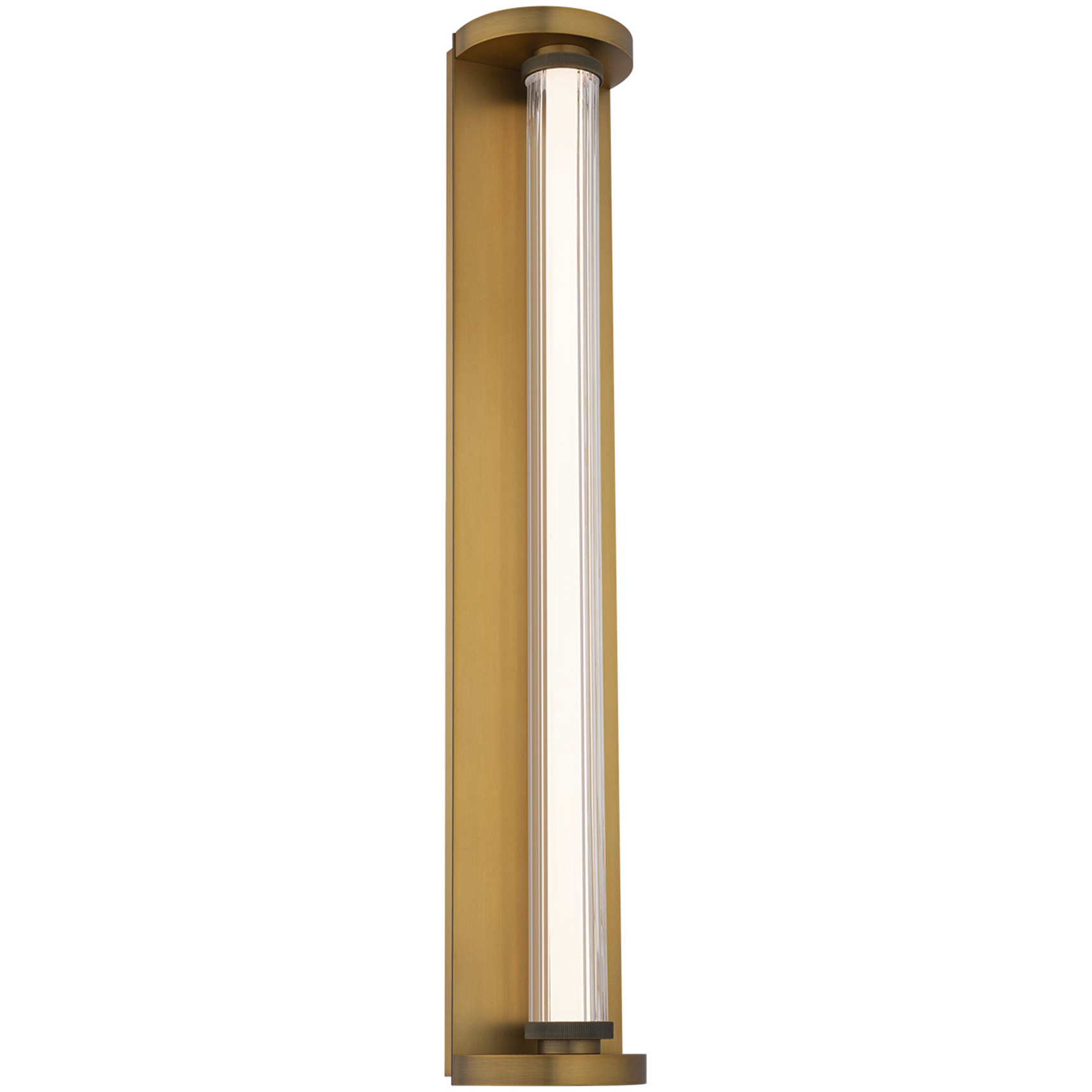 Iconix LED 28 inch Aged Brass Bath Vanity & Wall Light