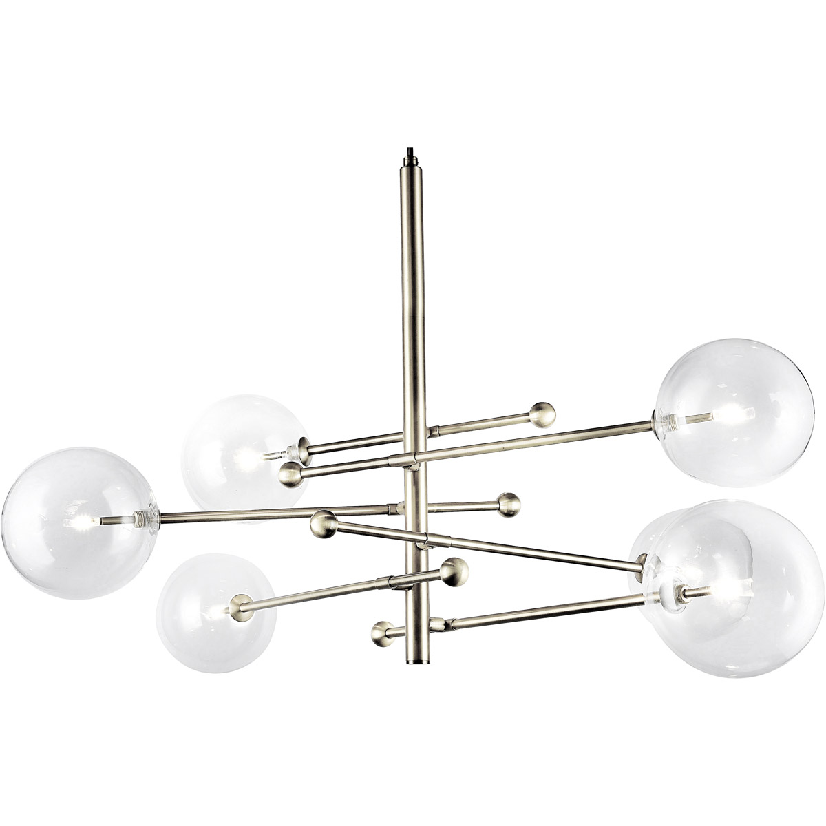 Canada LED 39 inch Chrome Chandelier Ceiling Light