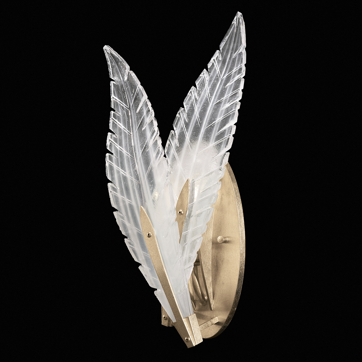 Plume 1 Light 7 inch Gold ADA Sconce Wall Light