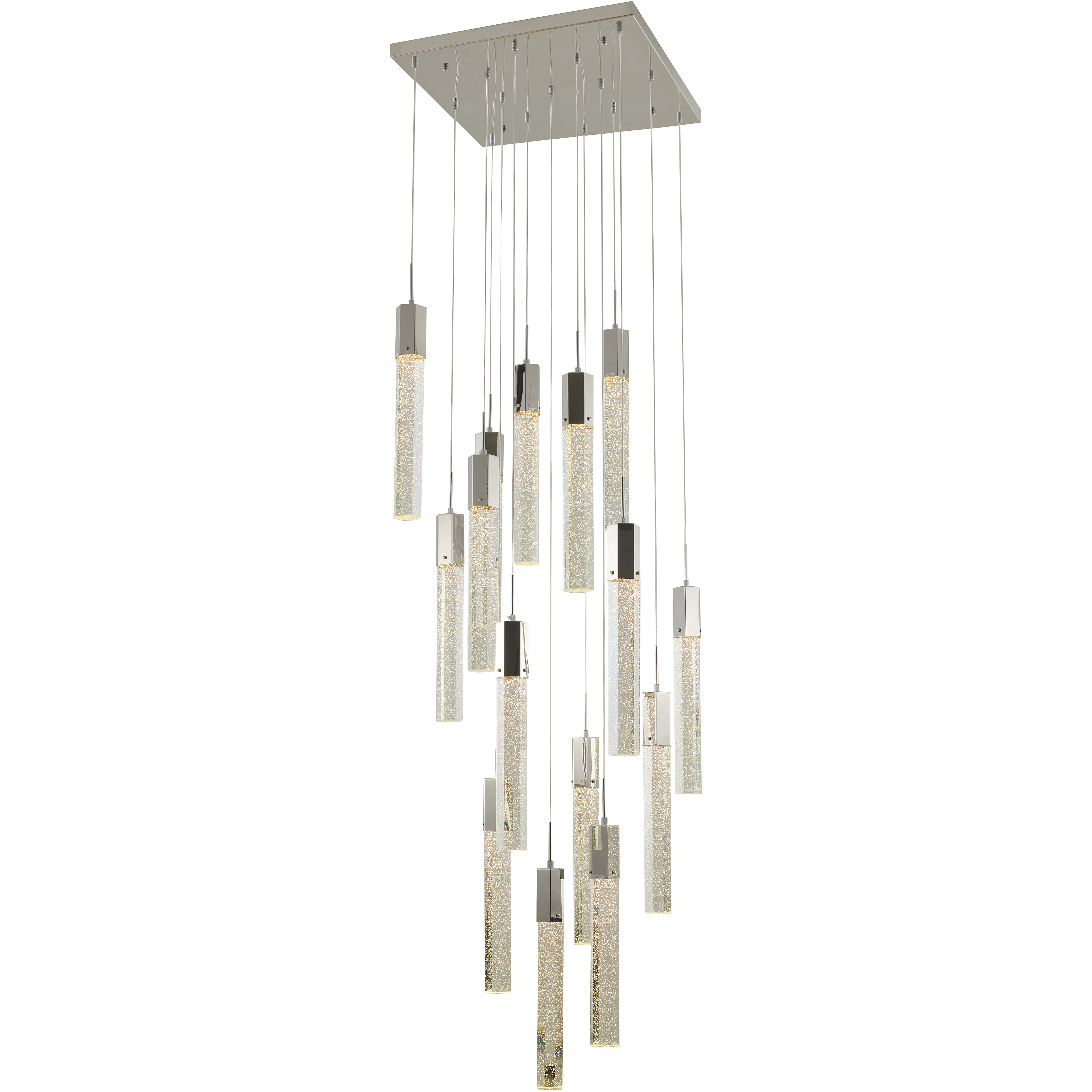 Canada 15 Light 23.6 inch Chrome Chandelier Ceiling Light