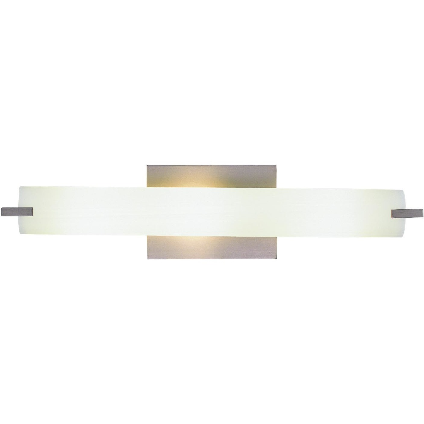 George Kovacs P5044-084 Tube Light 20.5 inch Brushed Nickel ADA Wall Lamp  Wall Light in Incandescent, Bath
