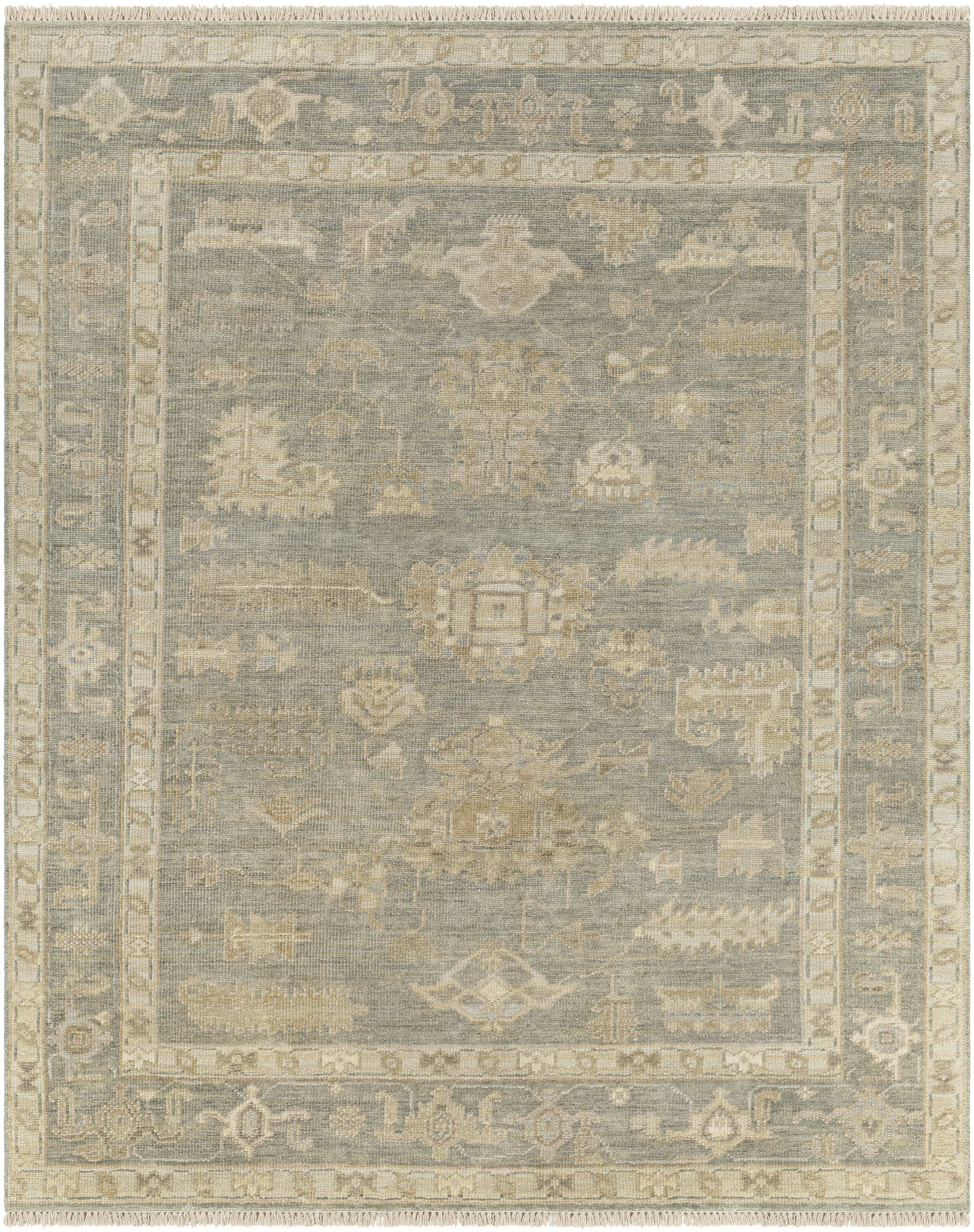 Antalya 180 X 144 inch Brown Rug, Rectangle