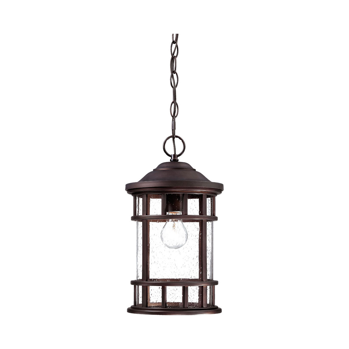 Vista II 1 Light 8.75 inch Architectural Bronze Exterior Hanging Lantern