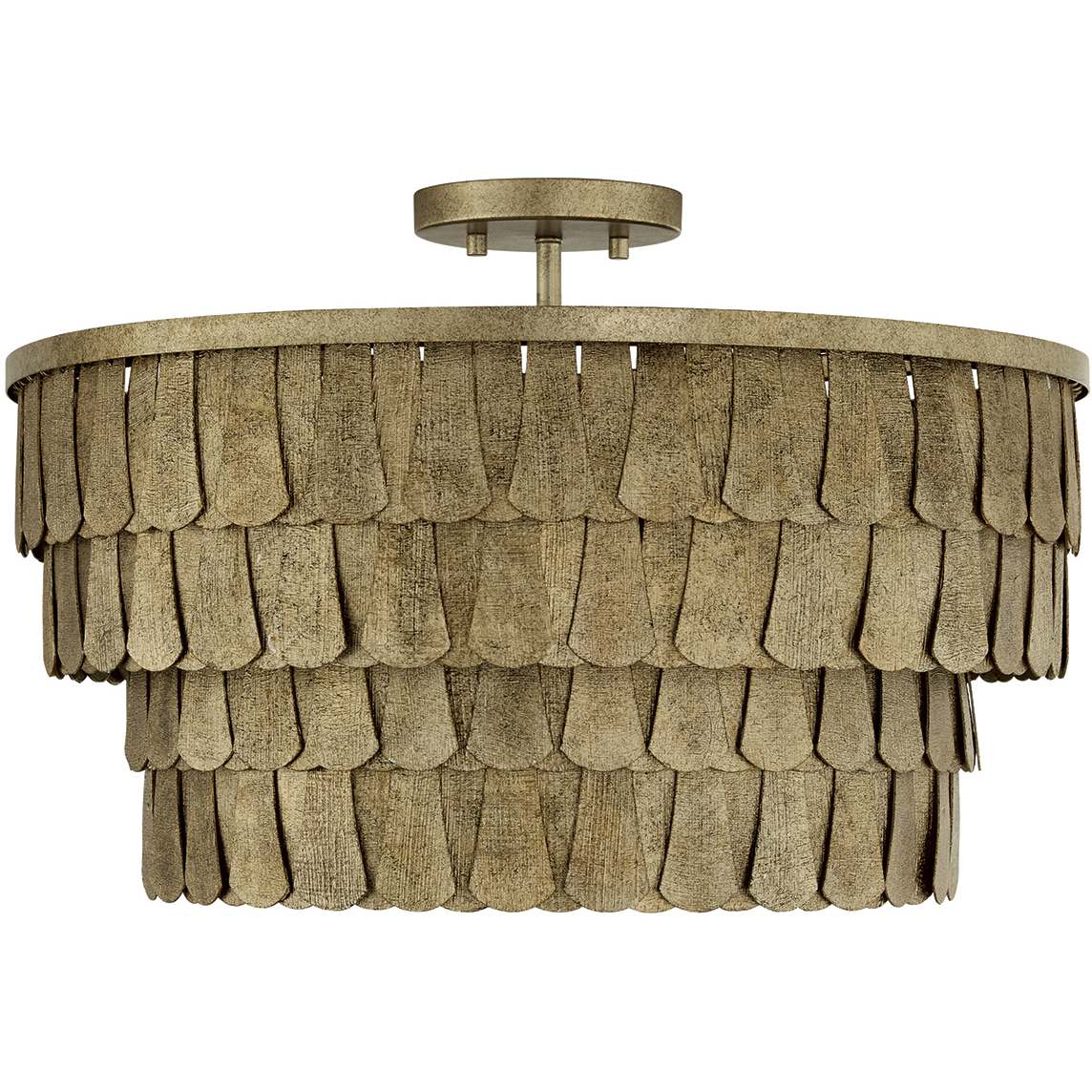 Arden 4 Light 20.5 inch Ancestral Gold Pendant Ceiling Light
