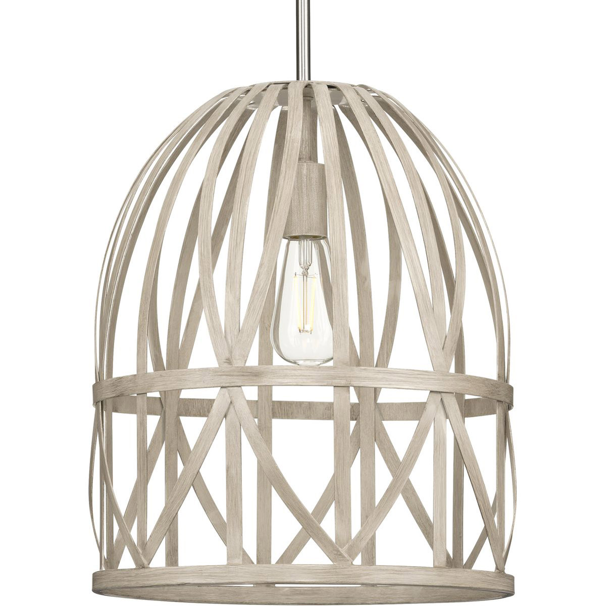 Chastain 1 Light 14 inch Bleached Oak Pendant Ceiling Light