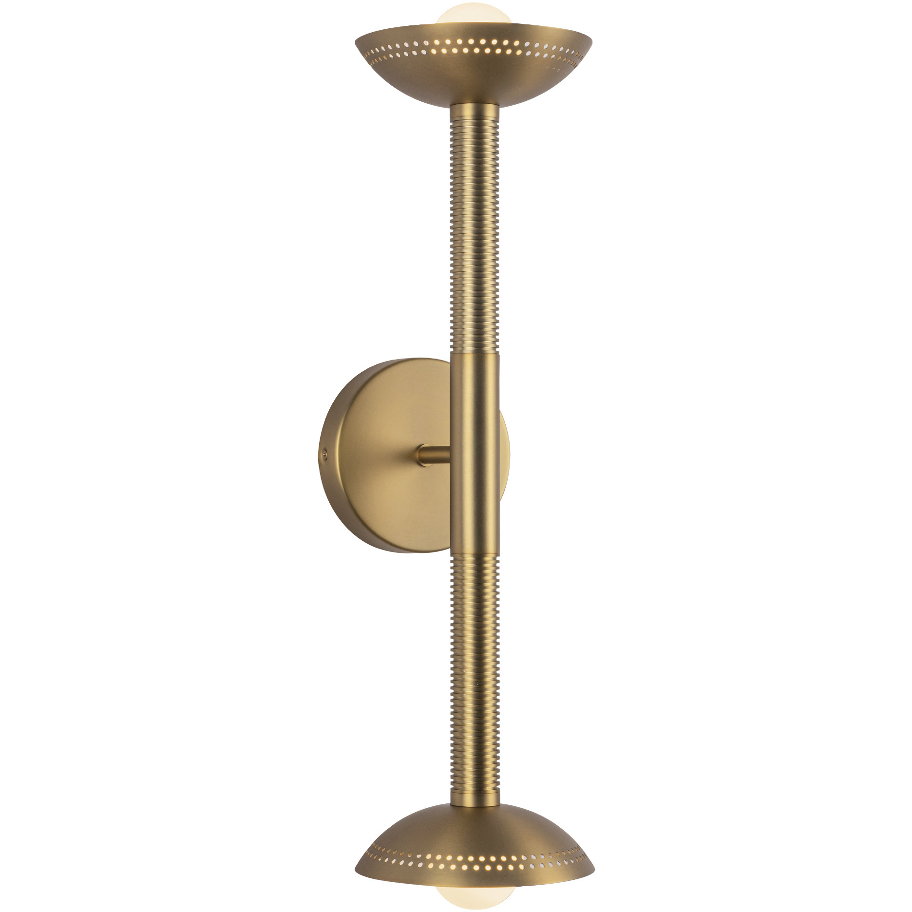 Alora Mood Arden LED 6 inch Brushed Gold Wall/Vanity Light Wall Light