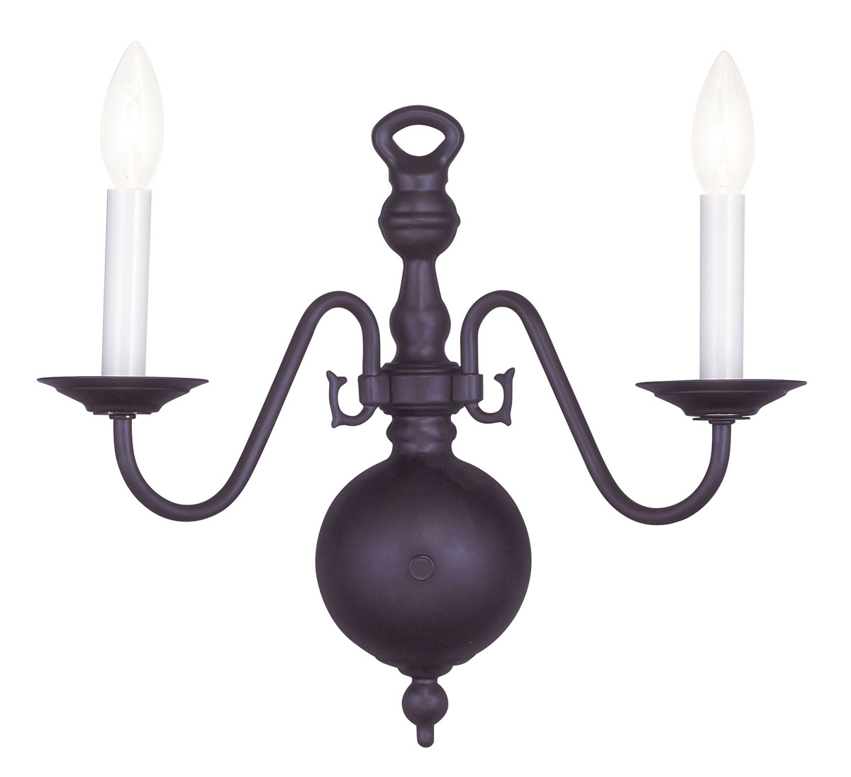 Williamsburgh 2 Light 13 inch Bronze Wall Sconce Wall Light