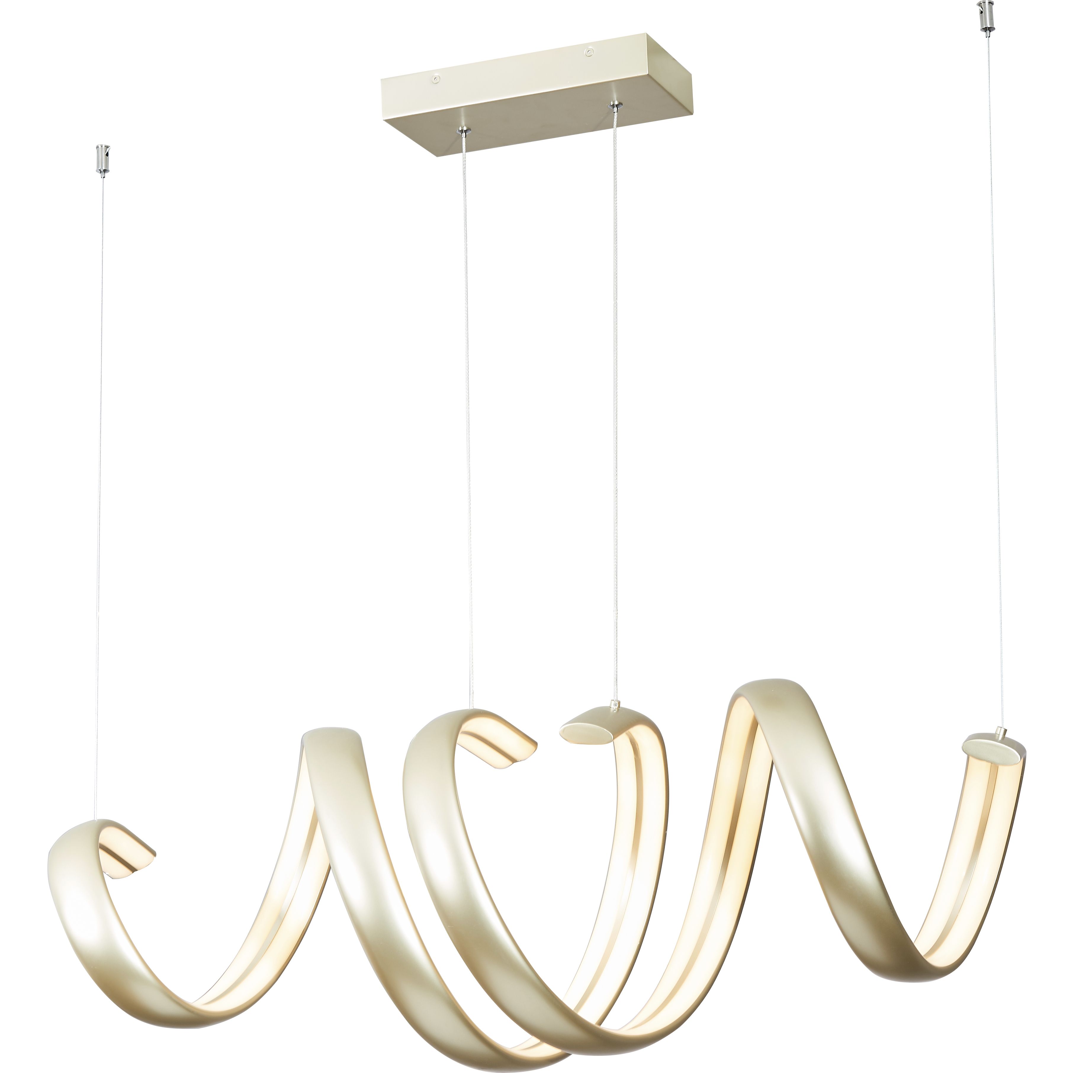 Sling LED 14.5 inch Titanium Silver Pendant Ceiling Light