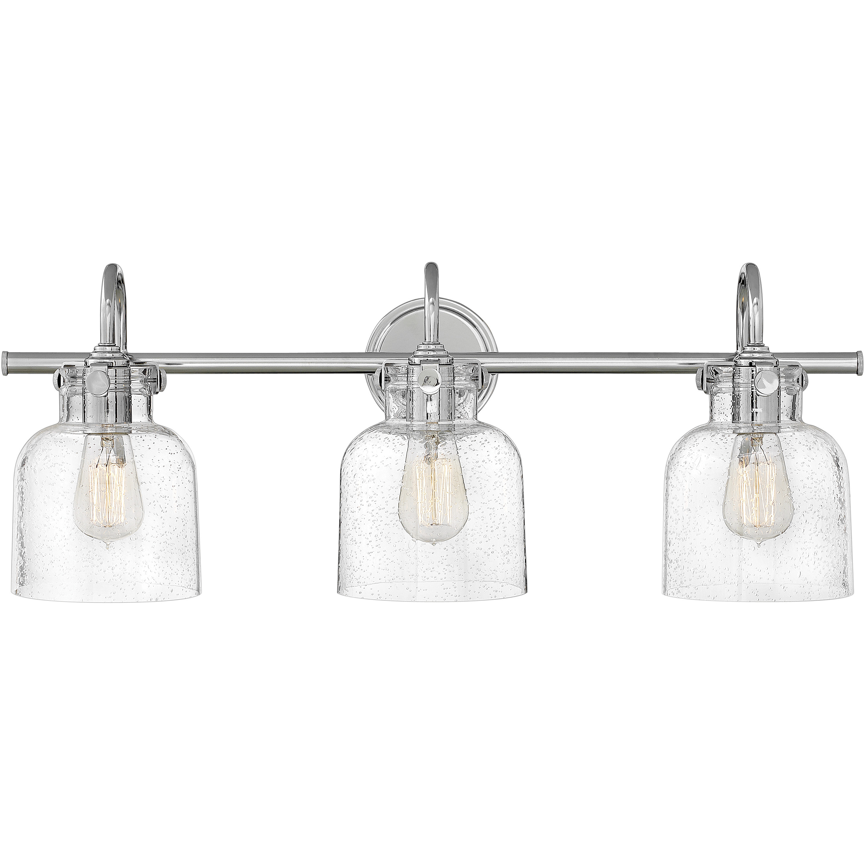 Congress 3 Light 29.5 inch Chrome Vanity Light Wall Light