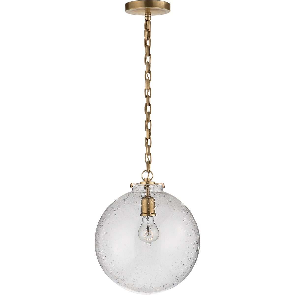 Globe pendant light with chain cheap