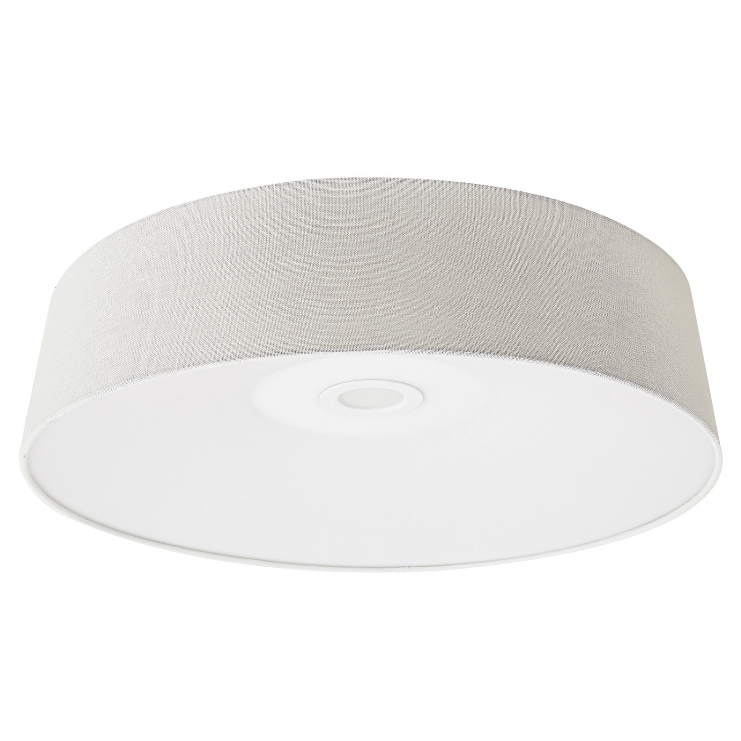 Cermack St. LED 16 inch Ivory Linen Flush Mount Ceiling Light