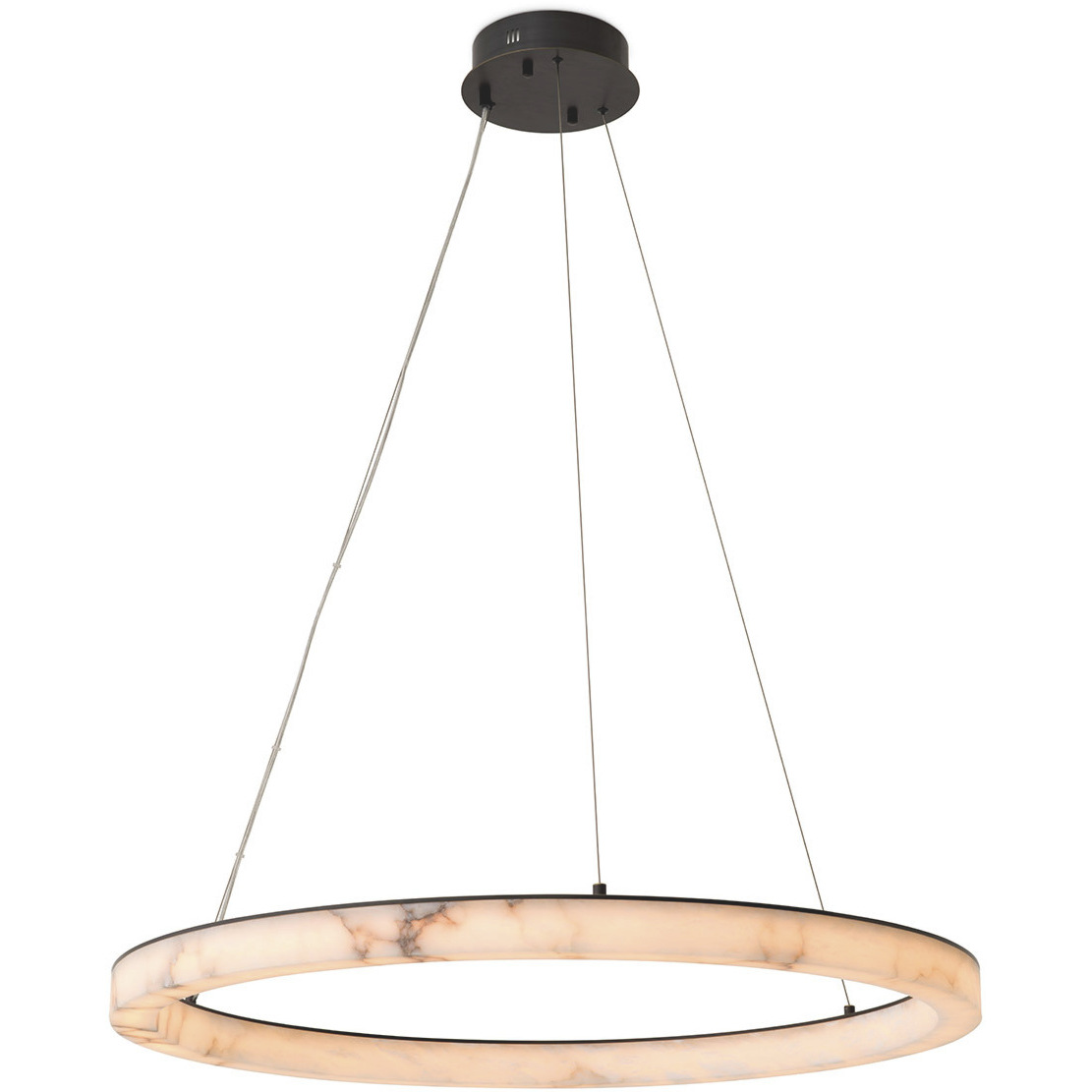 Sankt Gallen 39.37 inch Alabaster and Bronze Highlight Chandelier Ceiling Light, Large