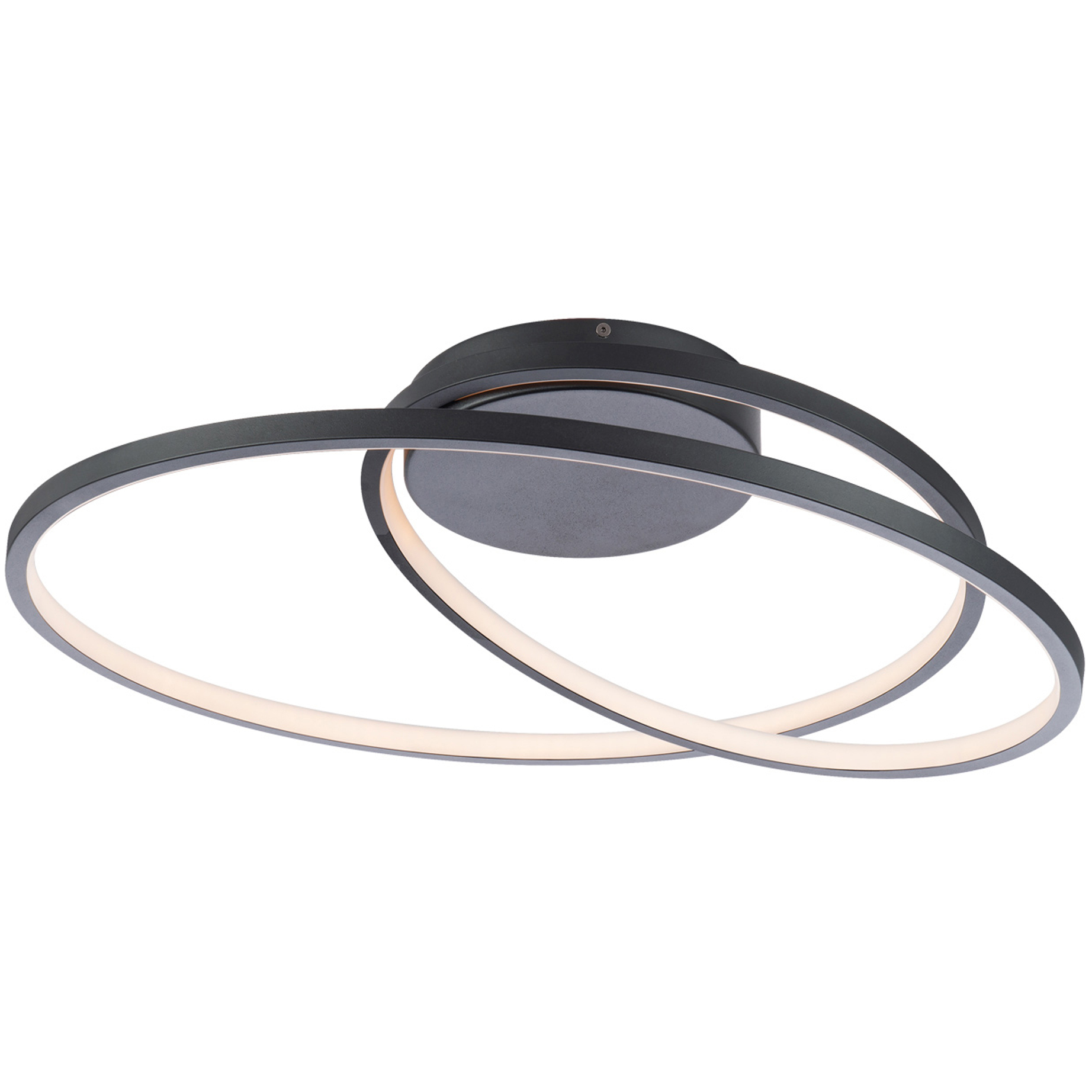 Marques LED 21 inch Black Flush Mount Ceiling Light, dweLED
