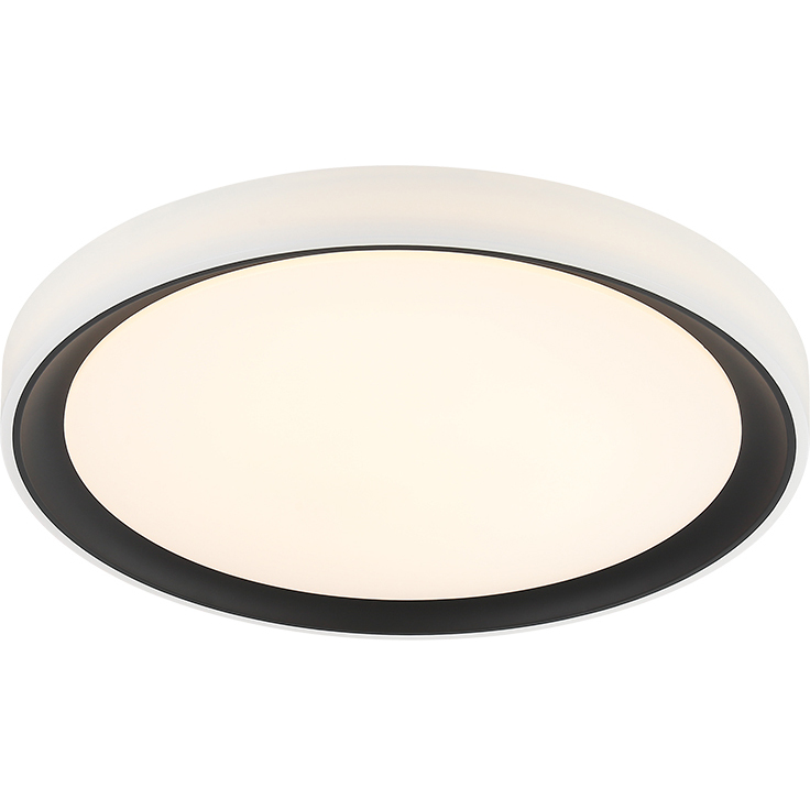 Oculus LED 19.5 inch Black Flush Mount Ceiling Light