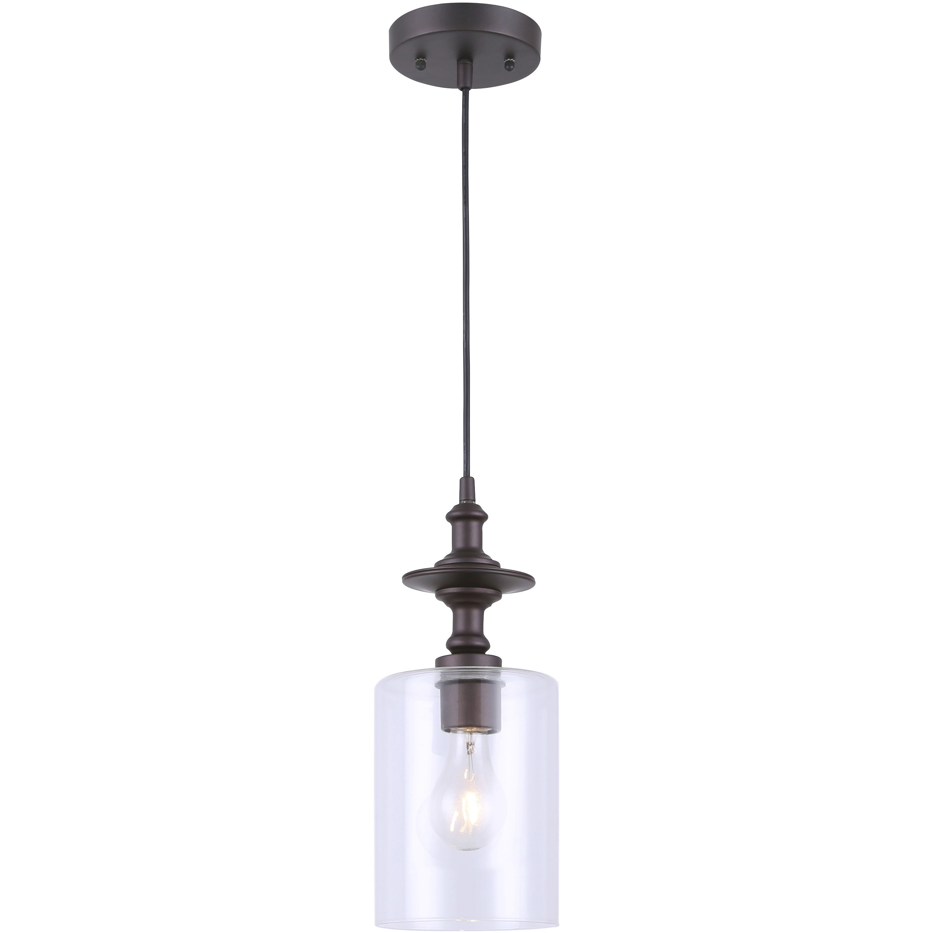 Madison 1 Light 5.5 inch Oil Rubbed Bronze Pendant Light Ceiling Light