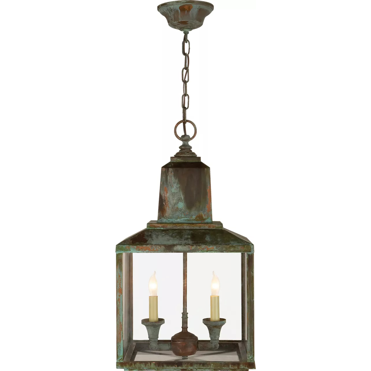 Suzanne Kasler Brantley 2 Light 12 inch Verdigris Lantern Pendant Ceiling Light