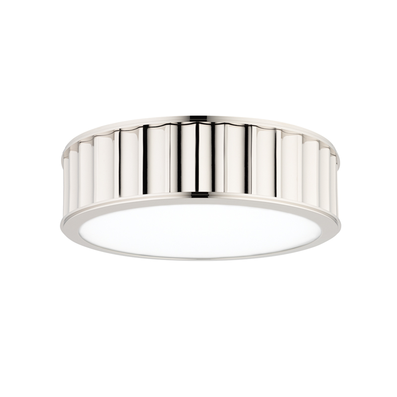 Middlebury 2 Light 13 inch Polished Nickel Flush Mount Ceiling Light