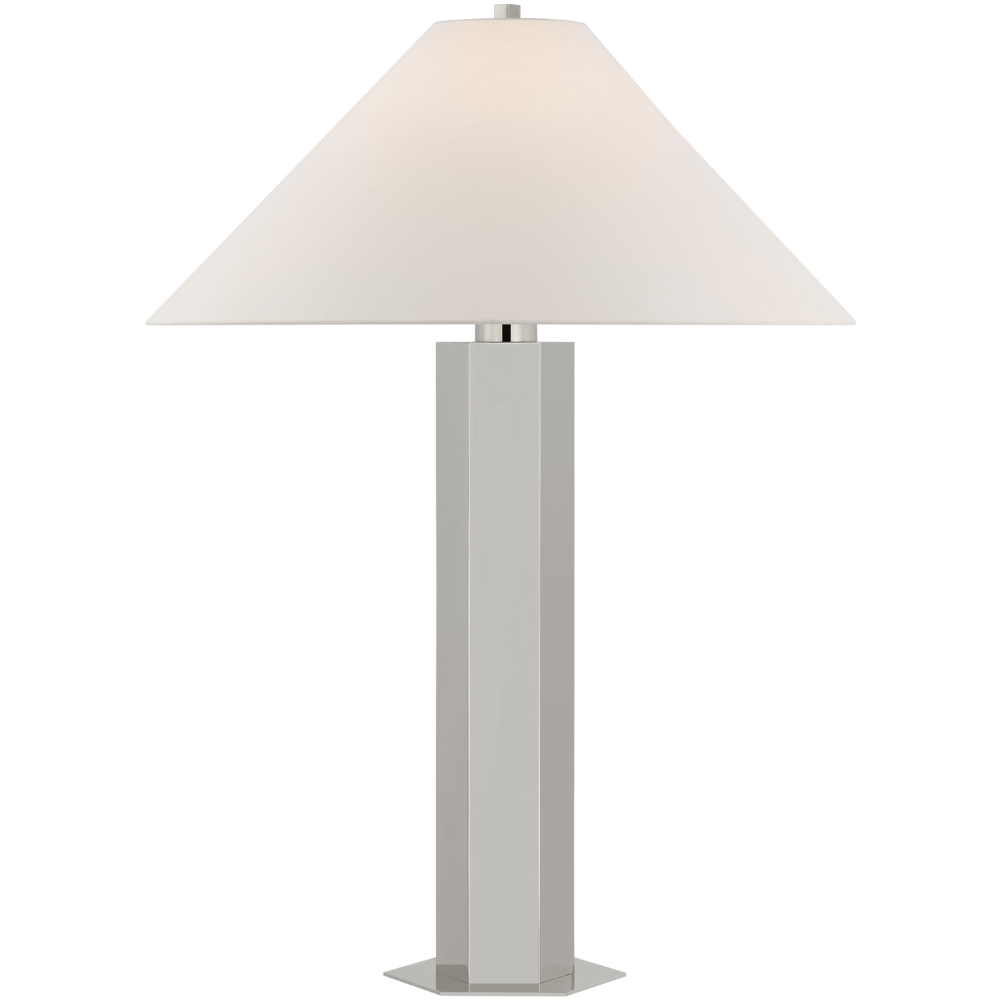 Paloma Contreras Olivier 28 inch 15 watt Polished Nickel Table Lamp Portable Light, Medium