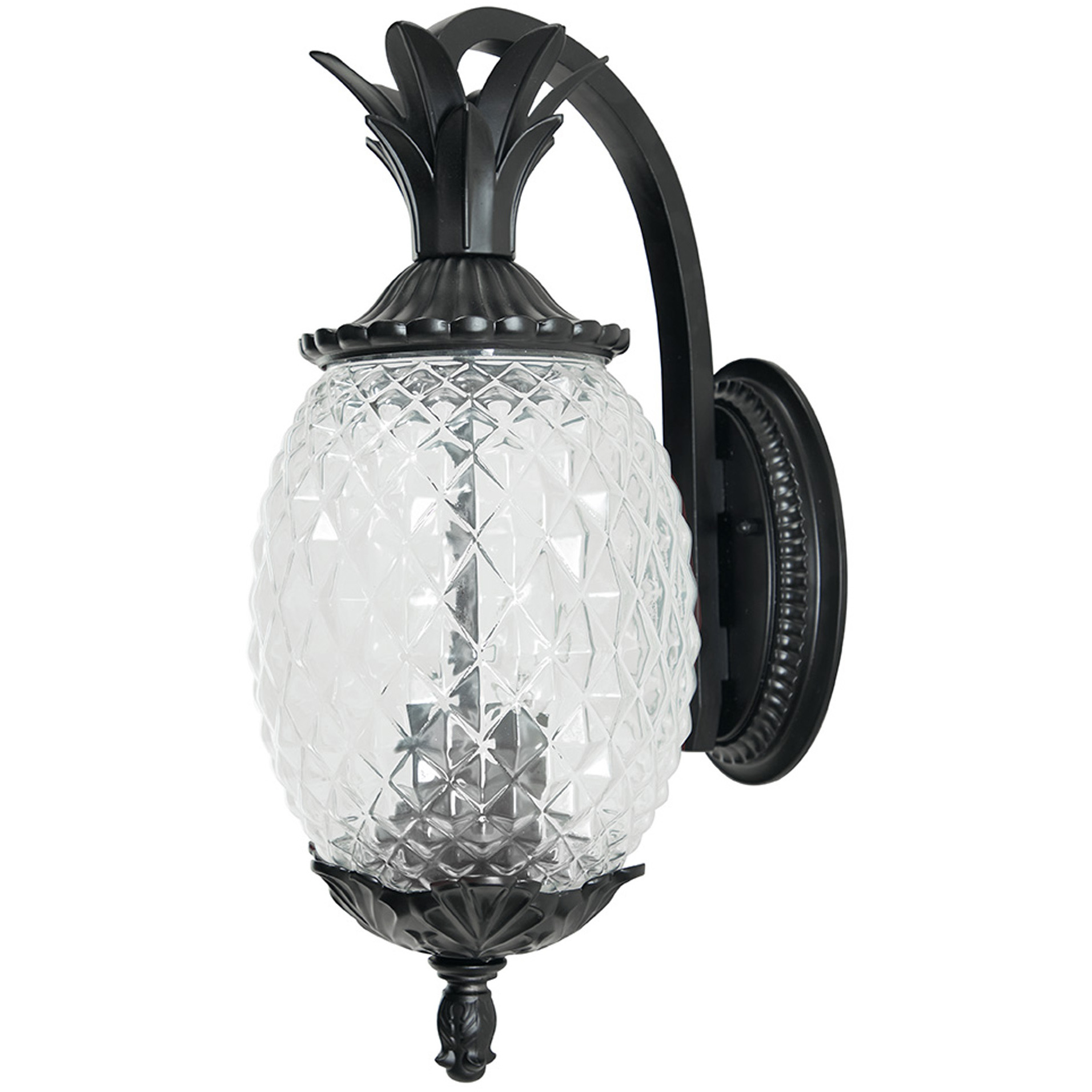 Lanai 2 Light 18 inch Matte Black Exterior Wall Mount