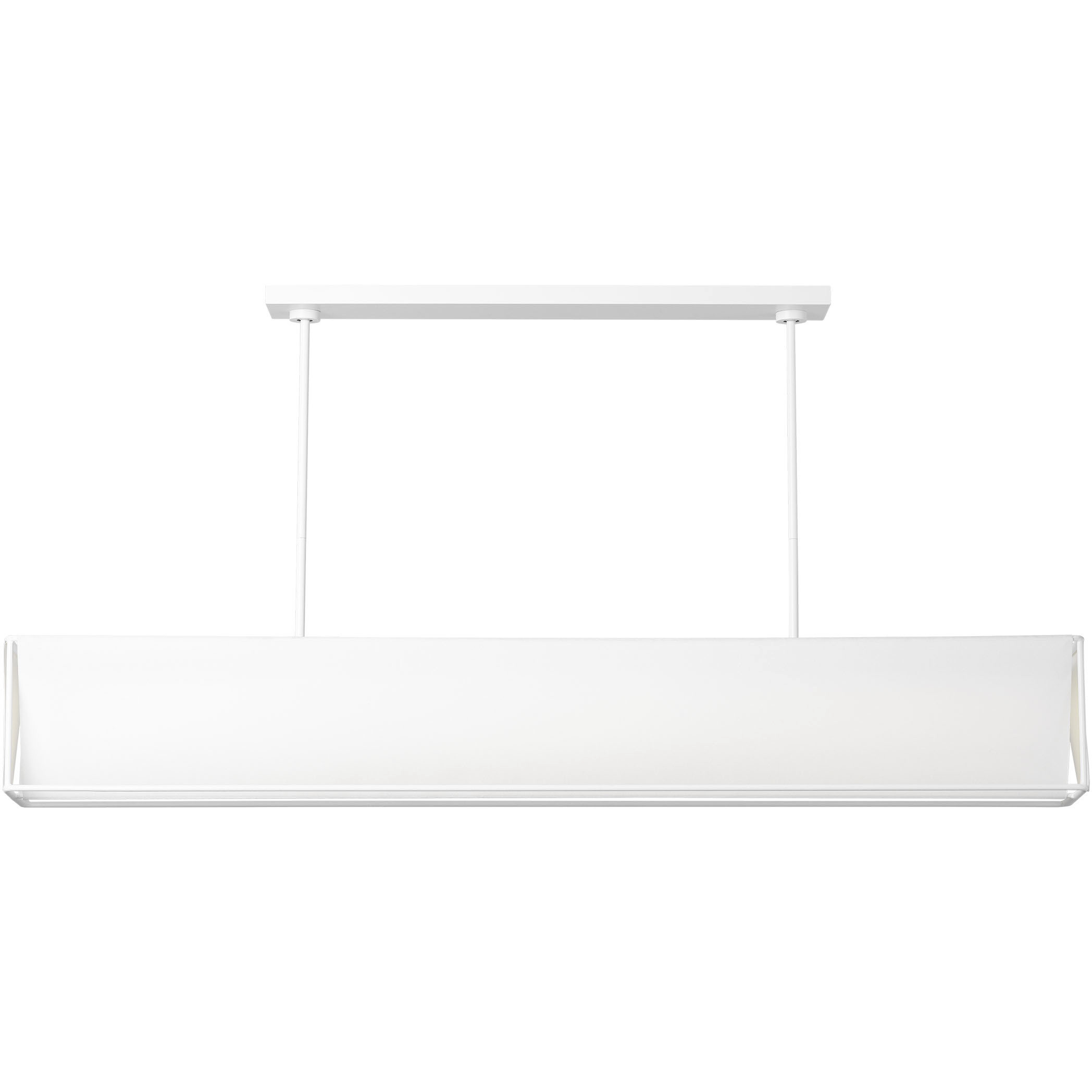 Kelly by Kelly Wearstler Velero LED 56 inch Soft Linen Linear Chandelier Ceiling Light