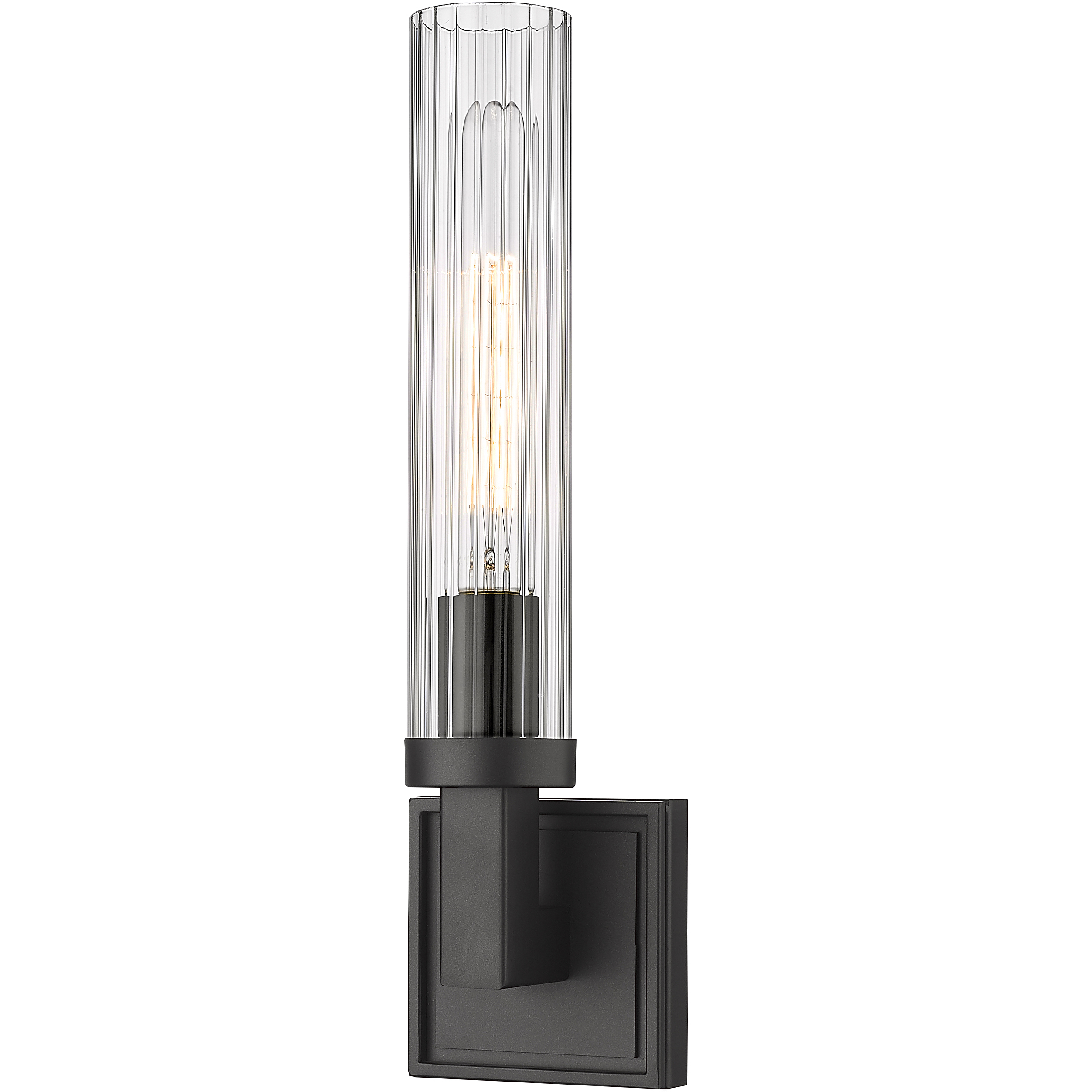 Z-Lite Beau Wall Sconce Wall Light in Bronze 3031-1S-BRZ - Open Box