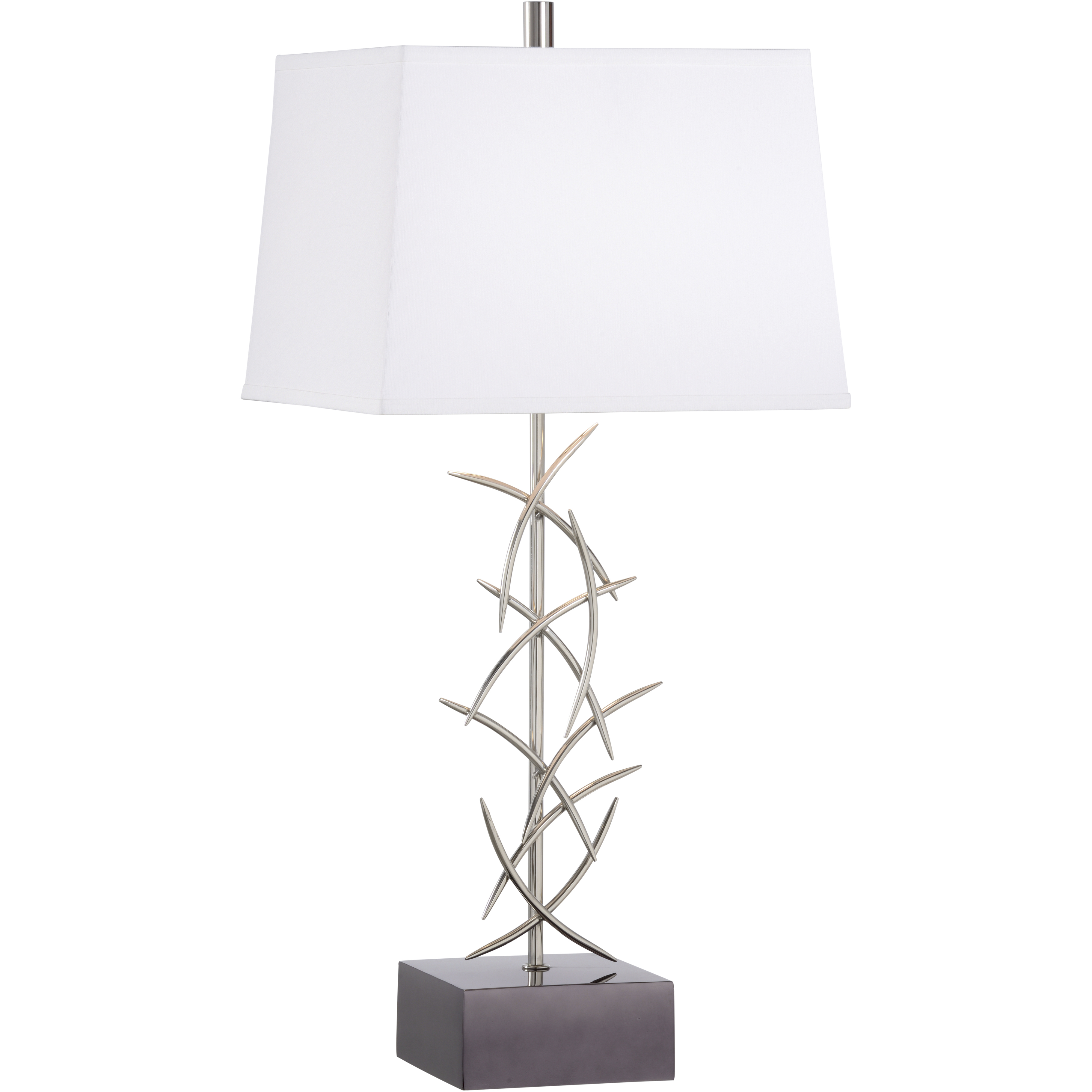 Diez 24 inch 100.00 watt Silver Table Lamp Portable Light