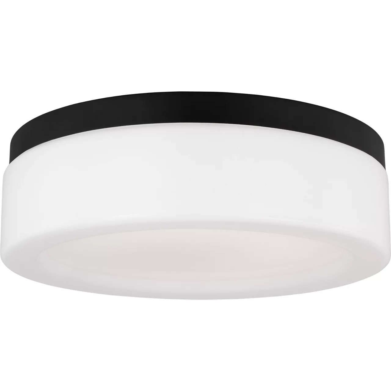 Rhett LED 12 inch Midnight Black Flush Mount Ceiling Light, Medium