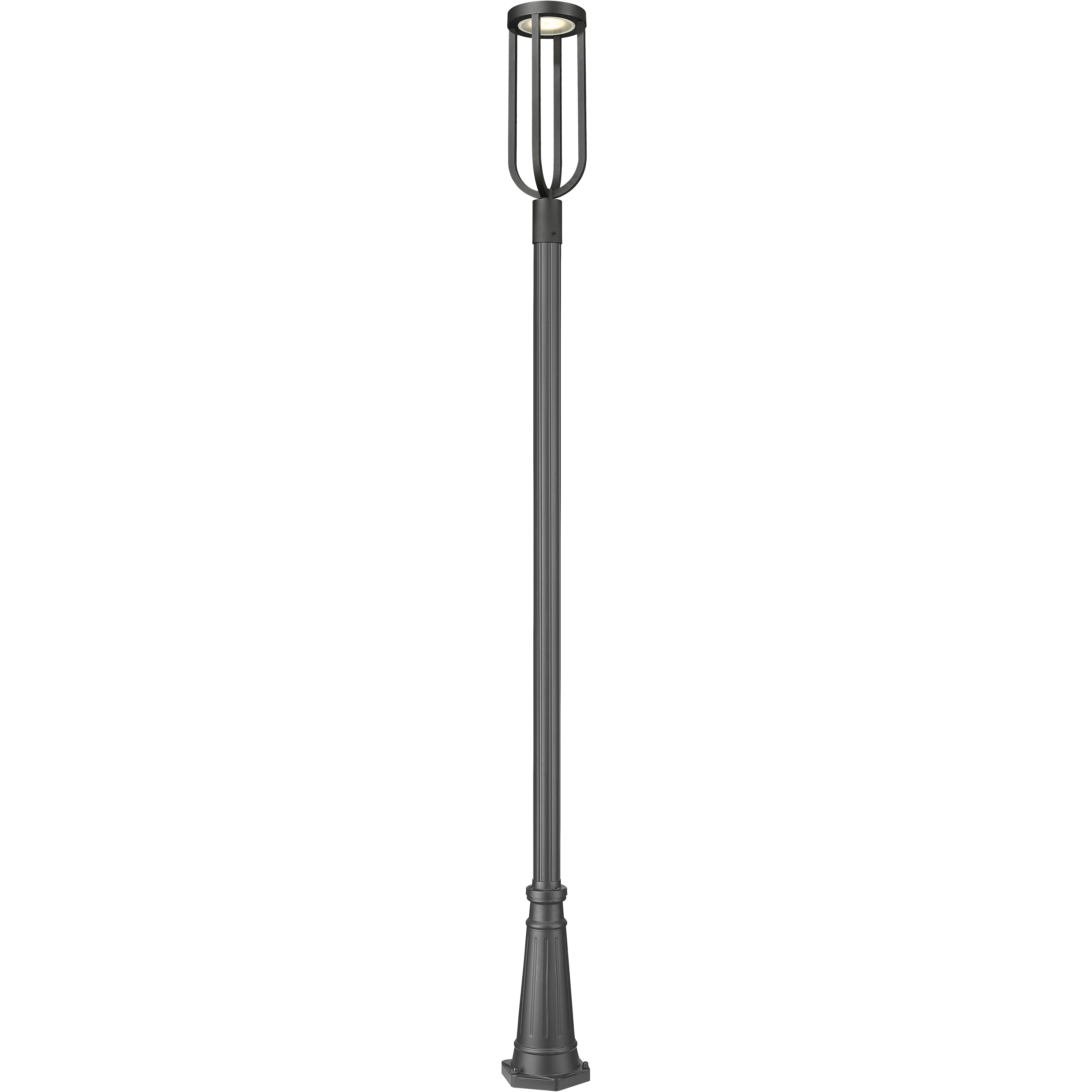 Leland LED 117.75 inch Sand Black Outdoor Post Mounted Fixture