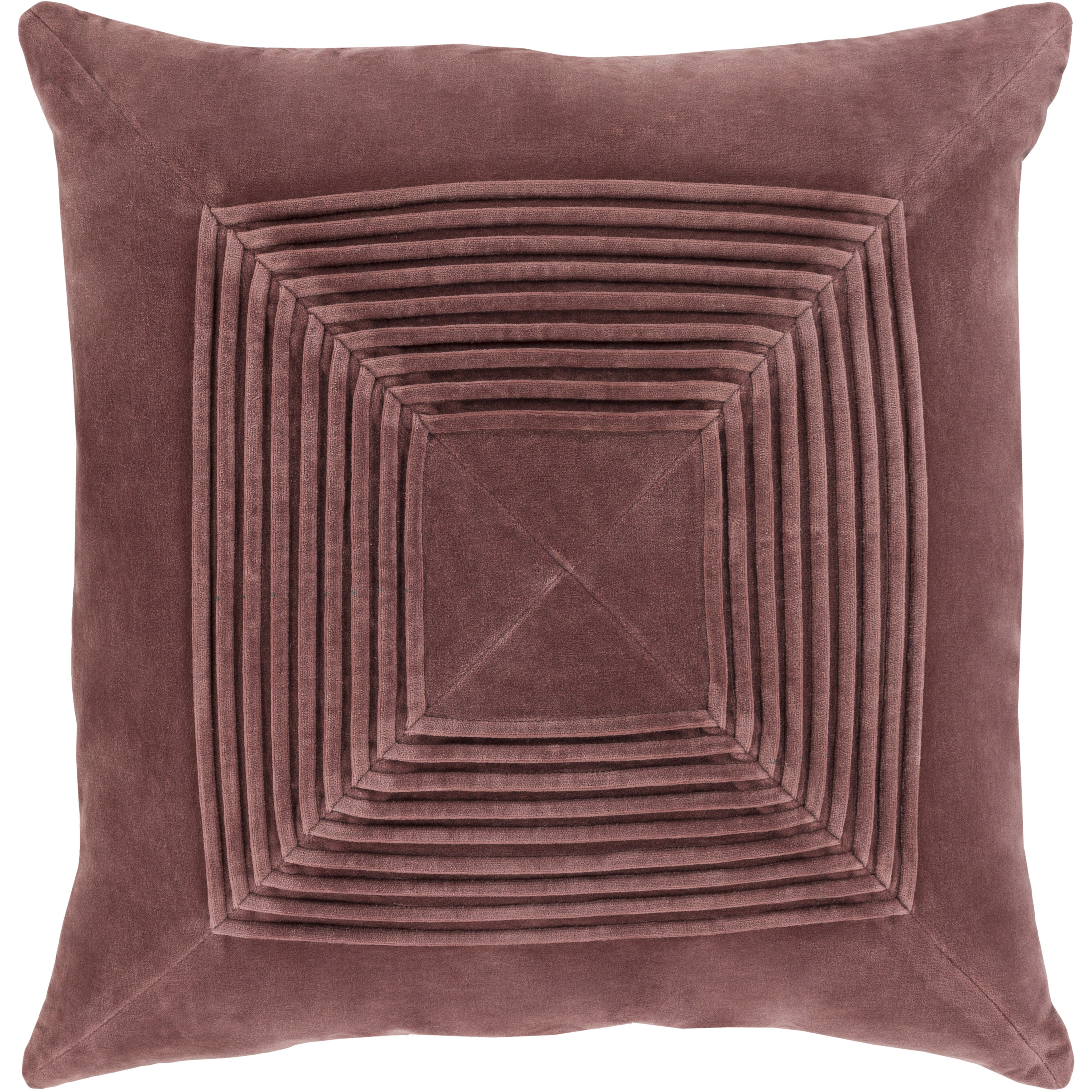 Akira 18 X 18 inch Plum Pillow Kit, Square