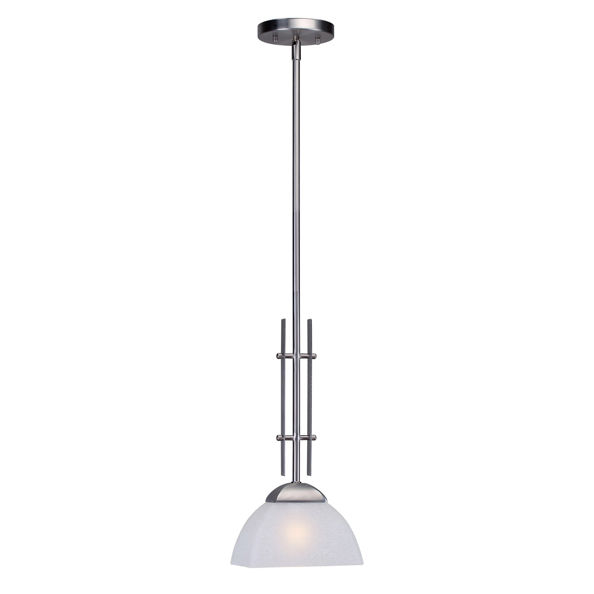 Signature 1 Light 5.25 inch Brushed Nickel Mini Pendant Ceiling Light