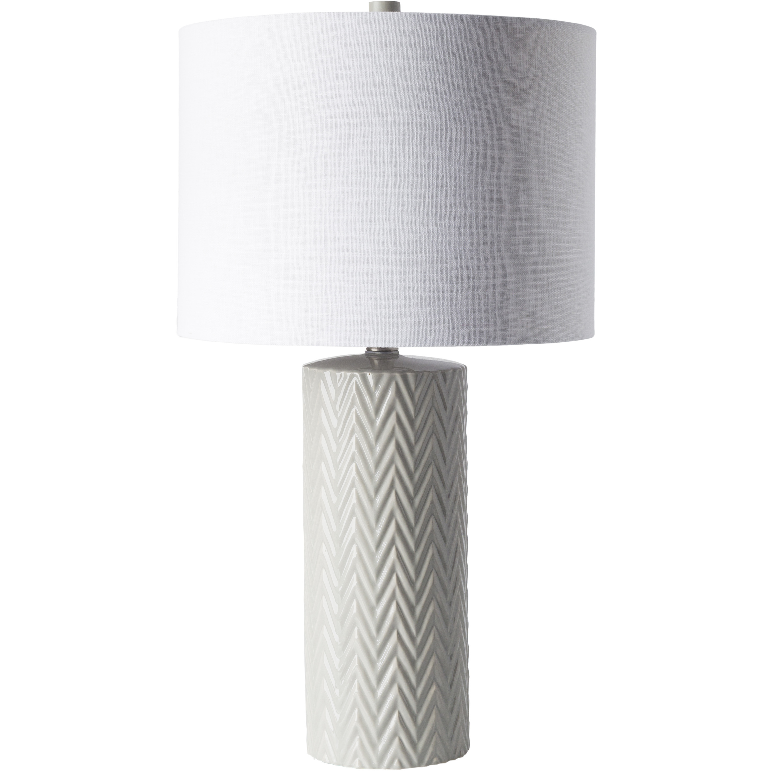 Branch 23.5 inch 100 watt Light Gray Table Lamp Portable Light
