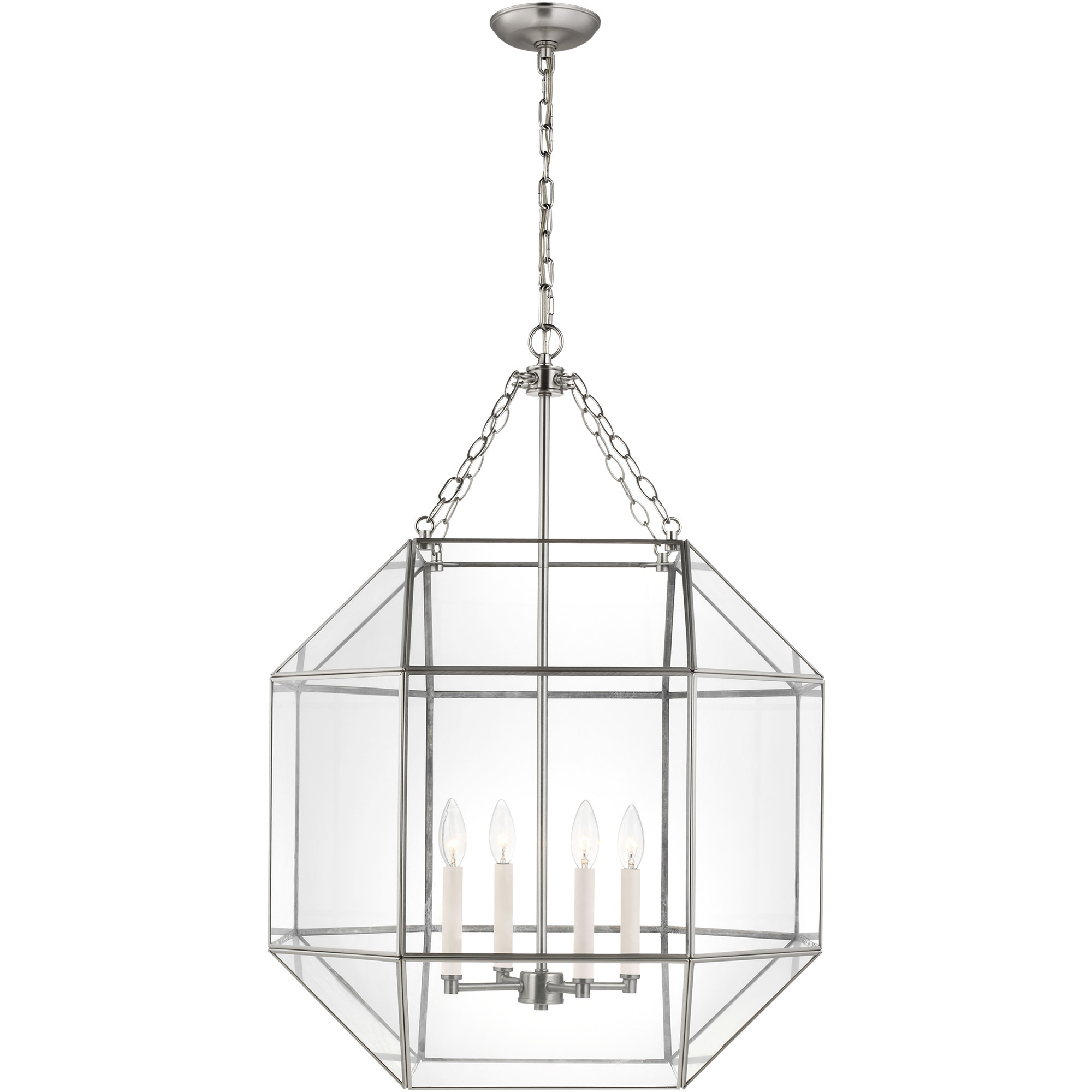 Suzanne Kasler Morrison 4 Light 23.25 inch Brushed Nickel Pendant Ceiling Light