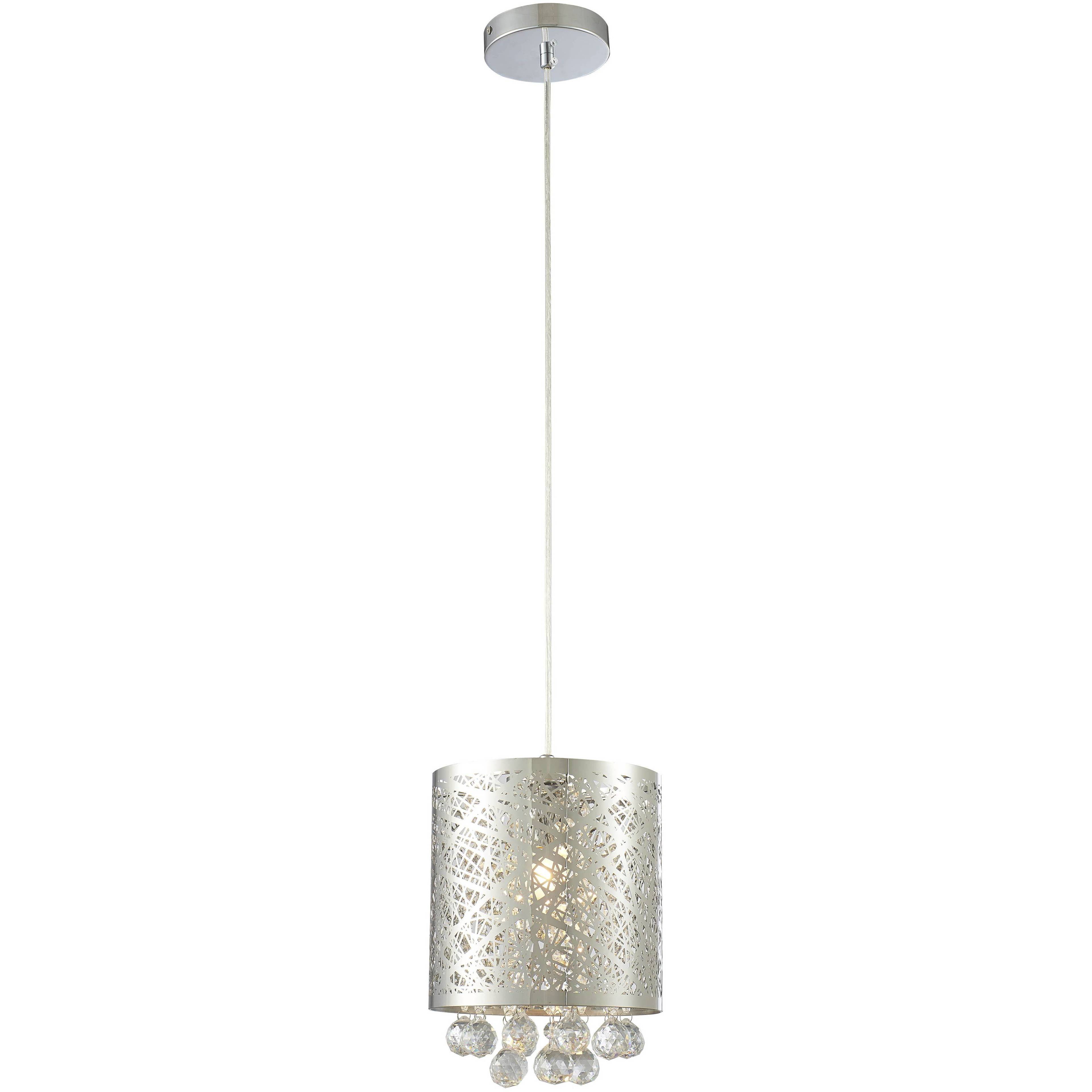 Canada 1 Light 8 inch Chrome Pendant Ceiling Light