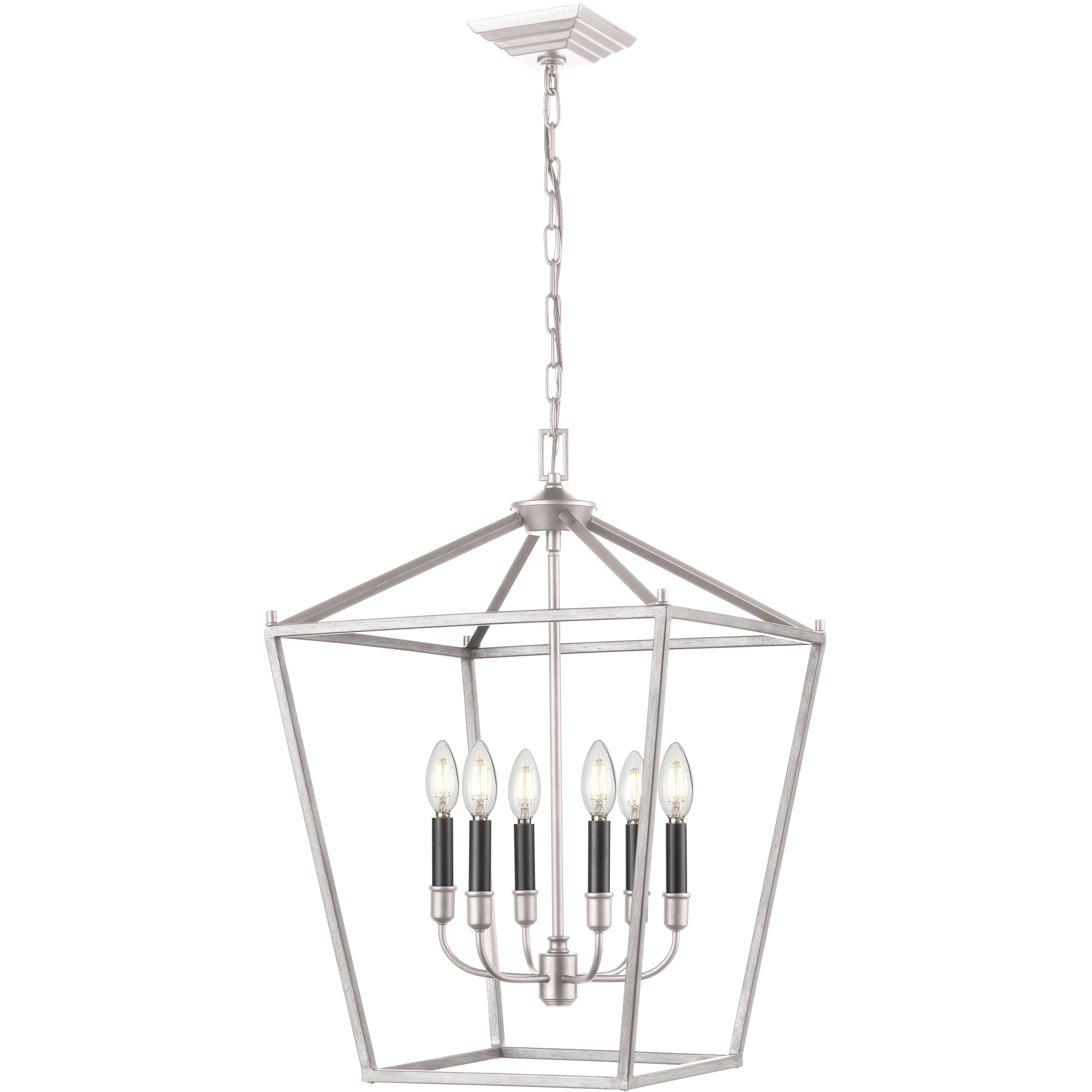 Lundy's Lane 6 Light 16.75 inch Multiple Finishes and Satin Nickel Foyer Ceiling Light