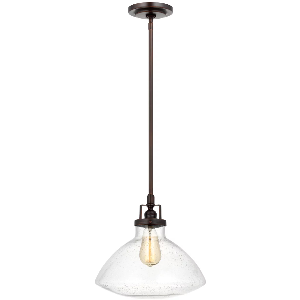 Belton 1 Light 12.63 inch Bronze Pendant Ceiling Light, Small