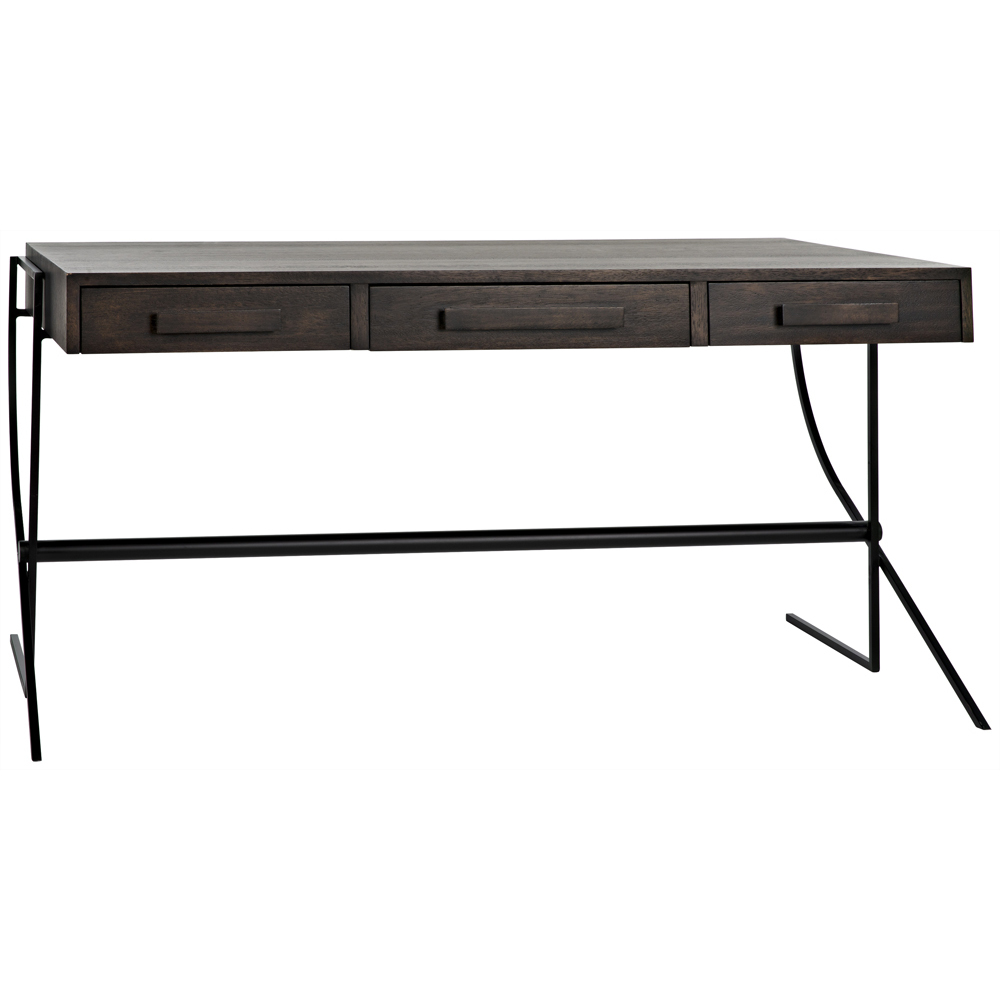 Frank 62.5 X 31 inch Ebony Walnut Desk