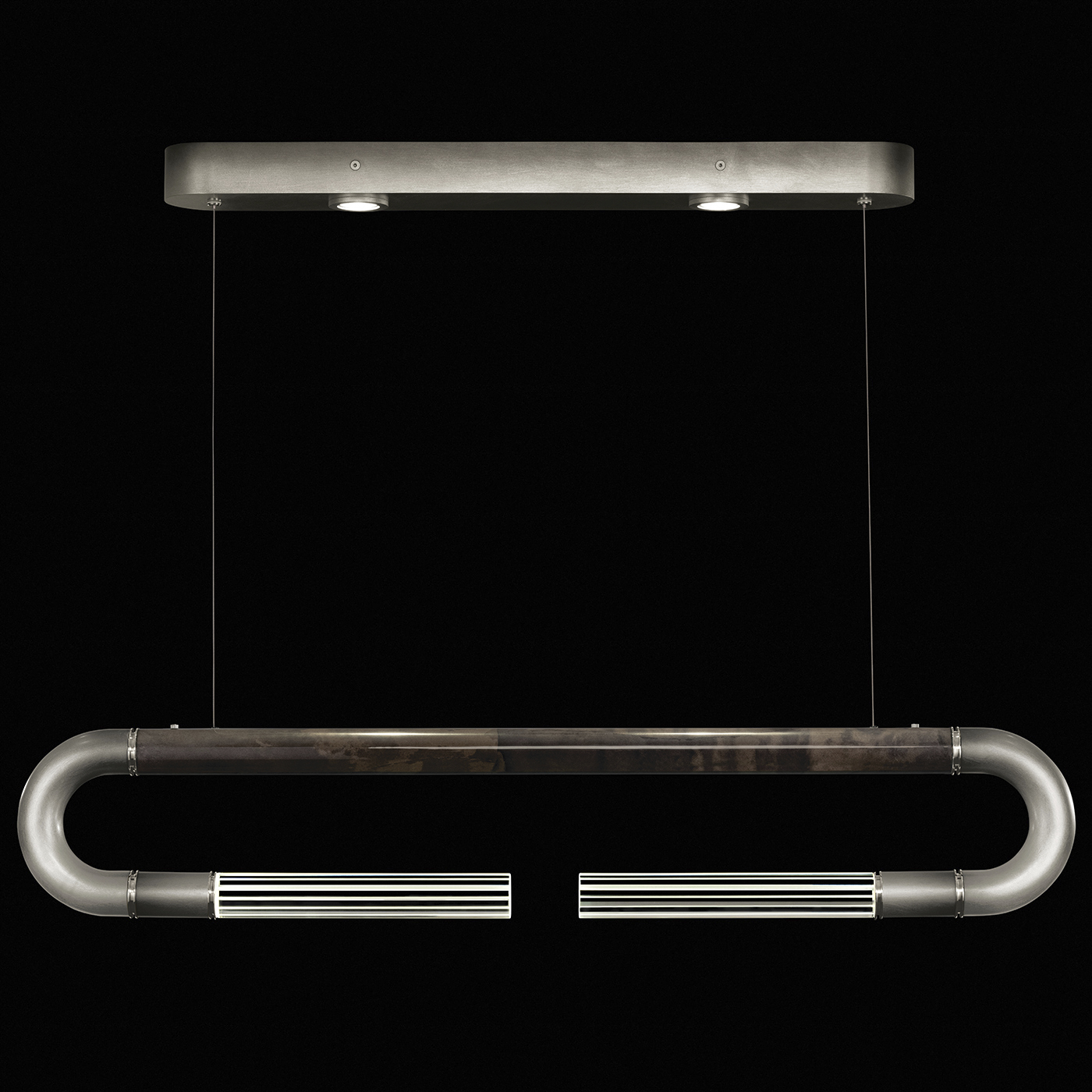 Antonia LED 52 inch Silver Pendant Ceiling Light